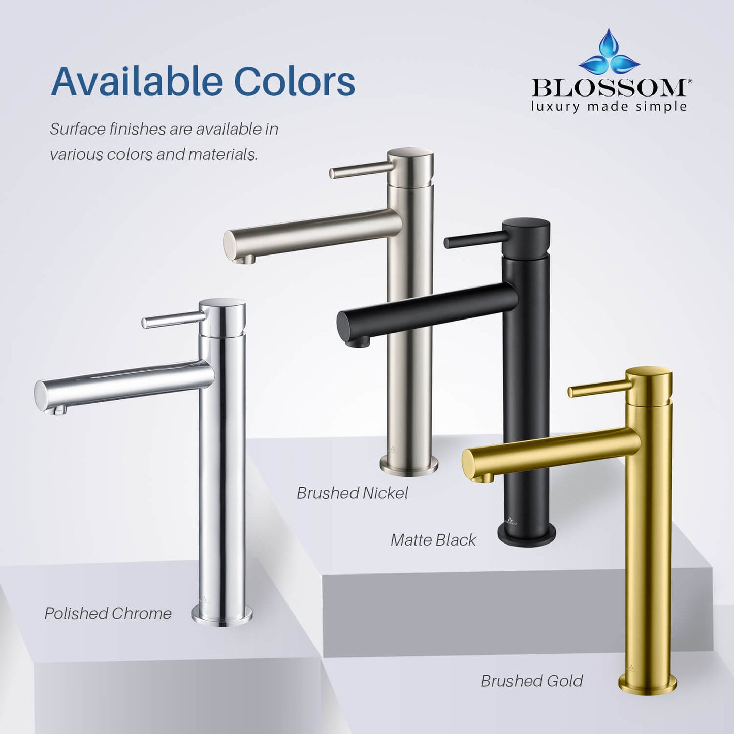 Single Handle Lavatory Faucet – Matte Black - F01 117