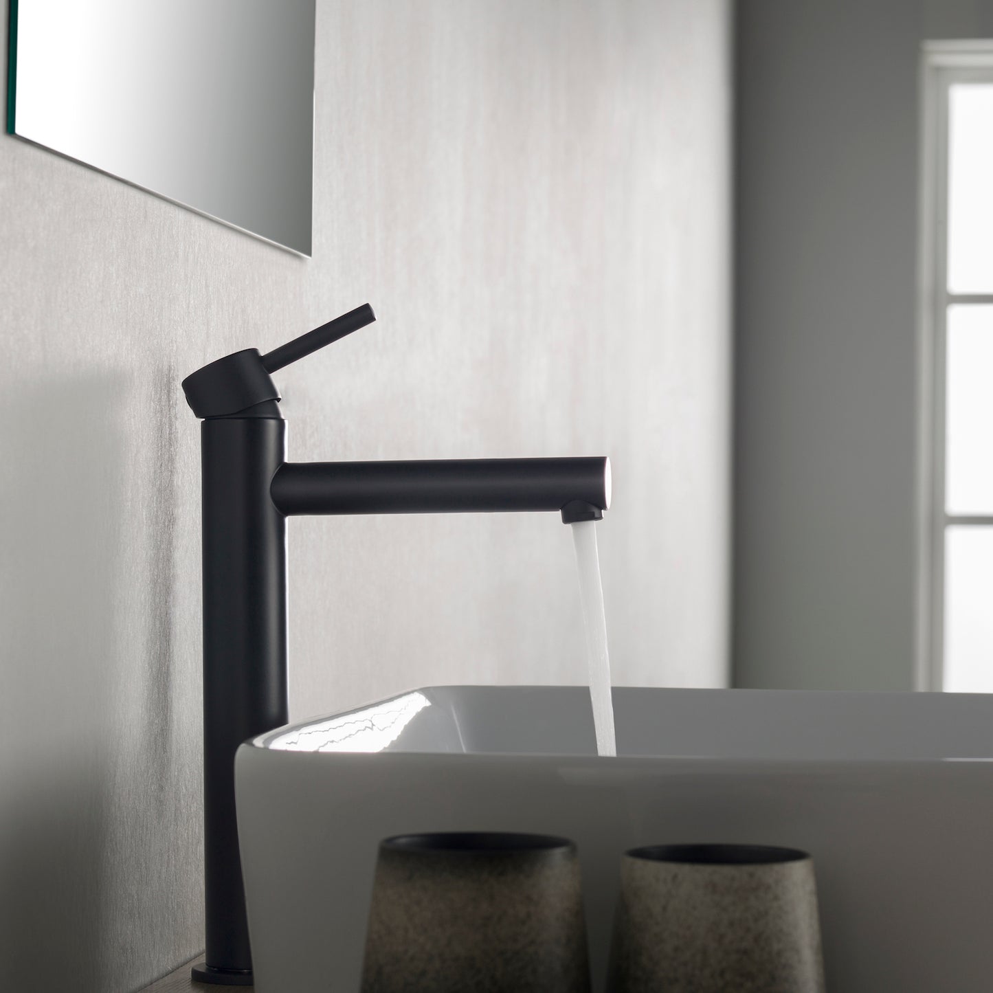 Single Handle Lavatory Faucet – Matte Black - F01 117