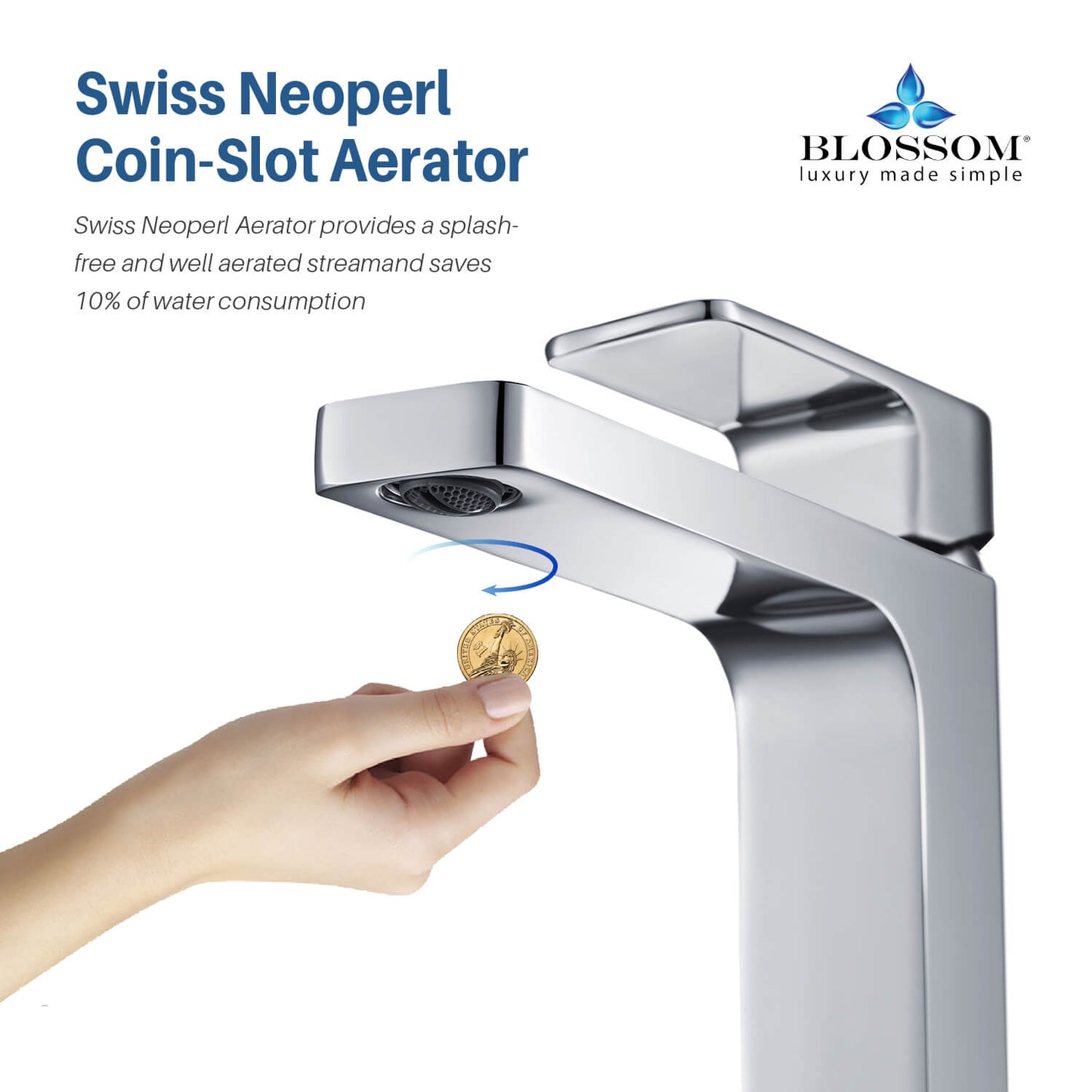 Single Handle Lavatory Faucet – Chrome - F01 118