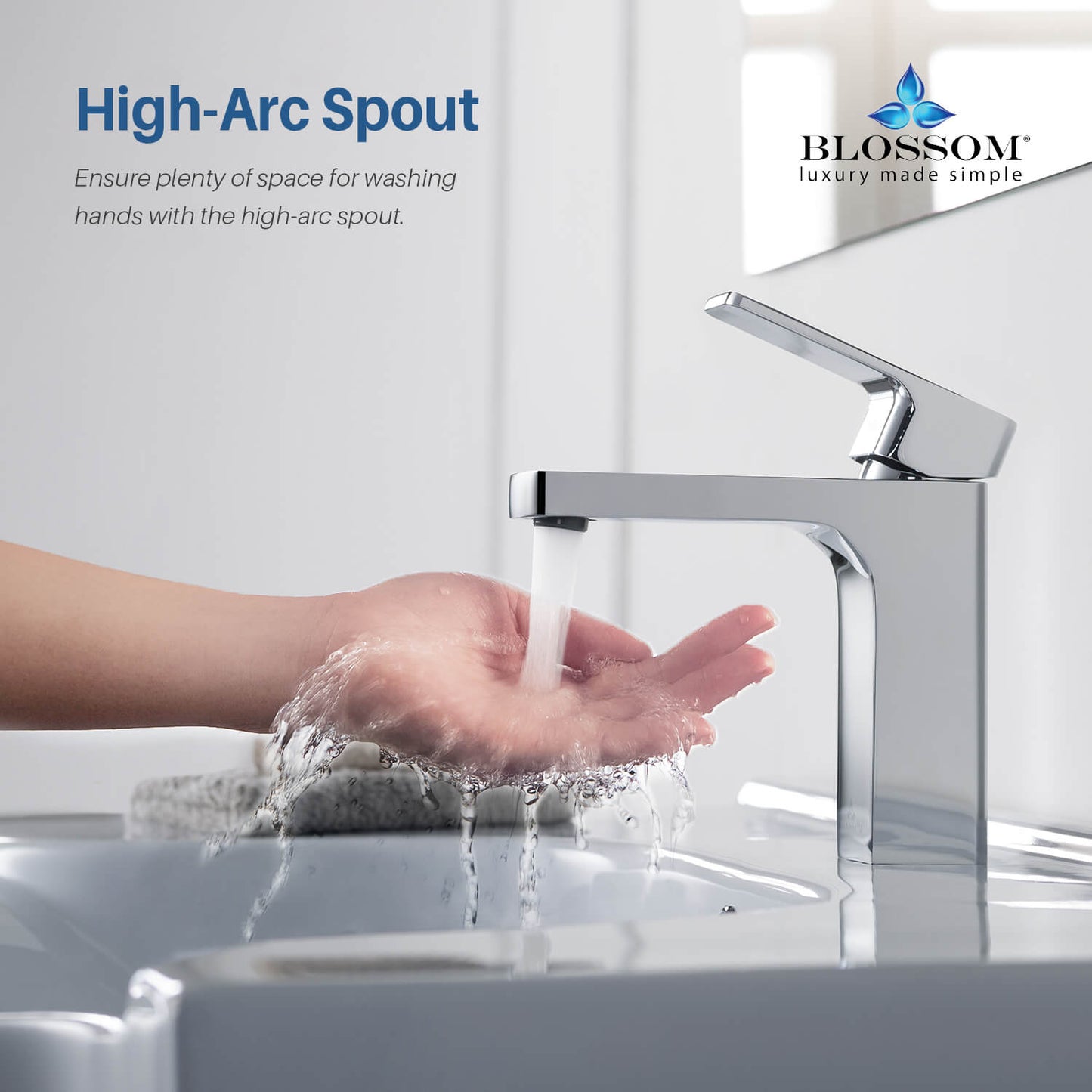 Single Handle Lavatory Faucet – Chrome - F01 118
