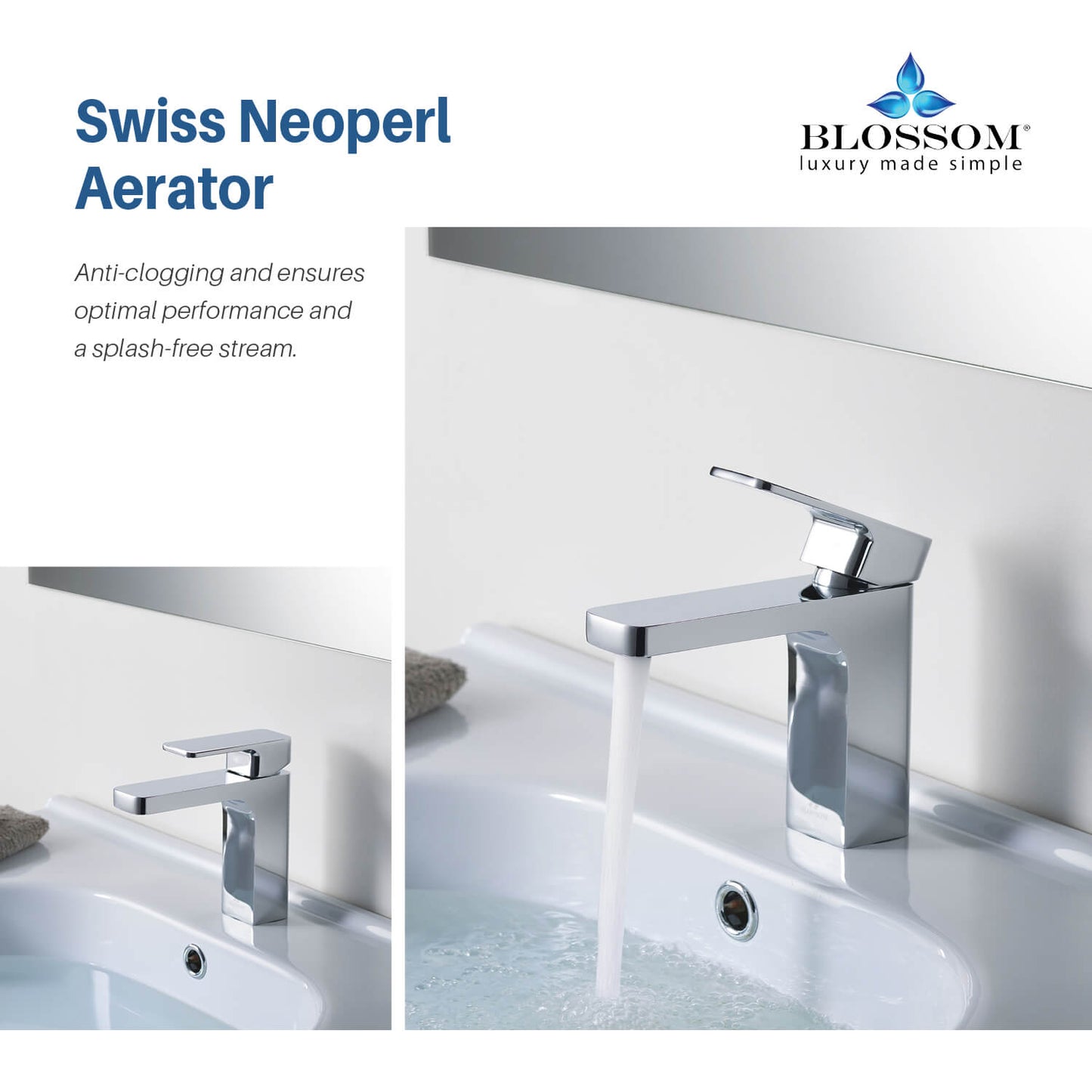 Single Handle Lavatory Faucet – Chrome - F01 118