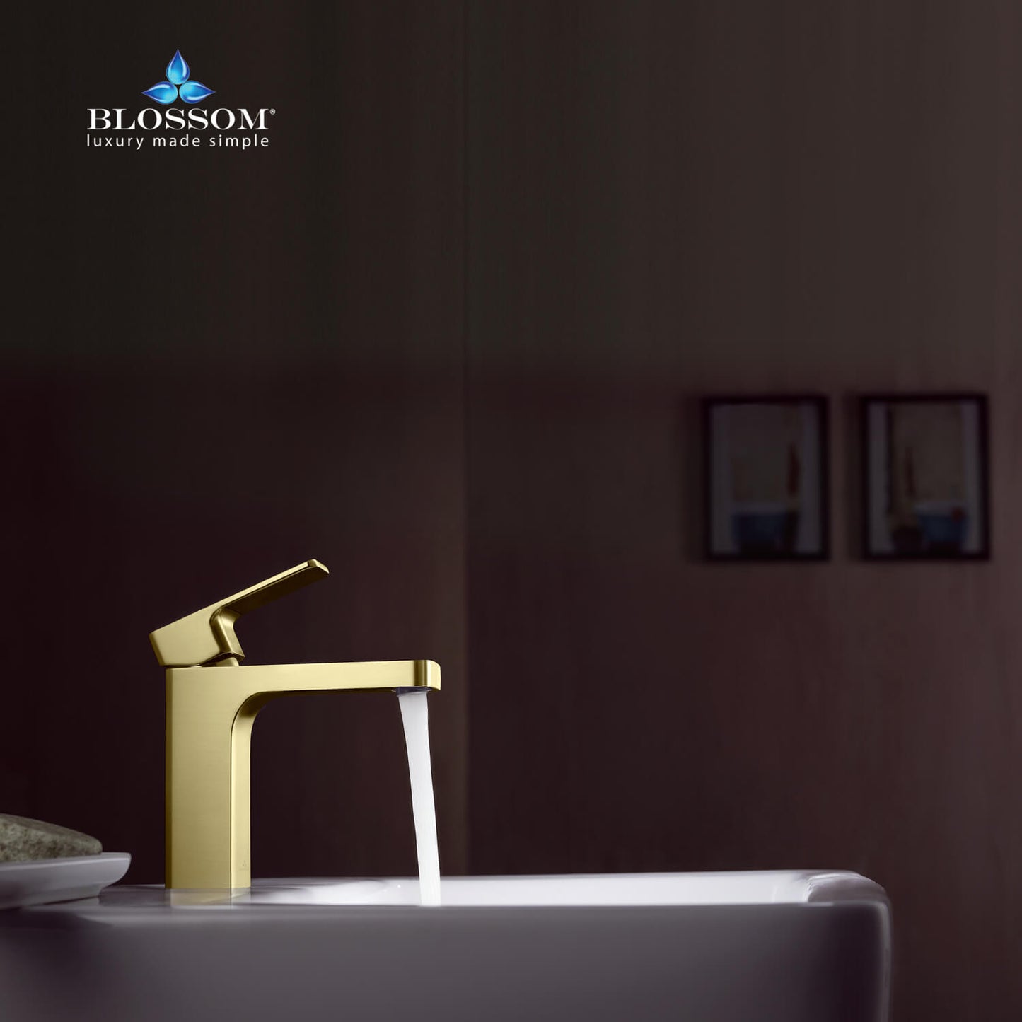 Single Handle Lavatory Faucet – Brush Gold - F01 118