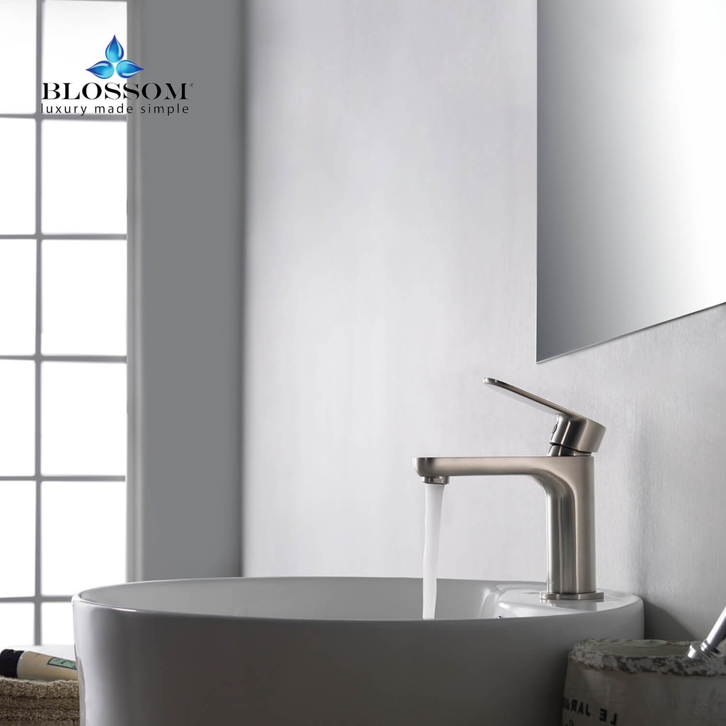 Single Handle Lavatory Faucet – Brush Nickle - F01 119
