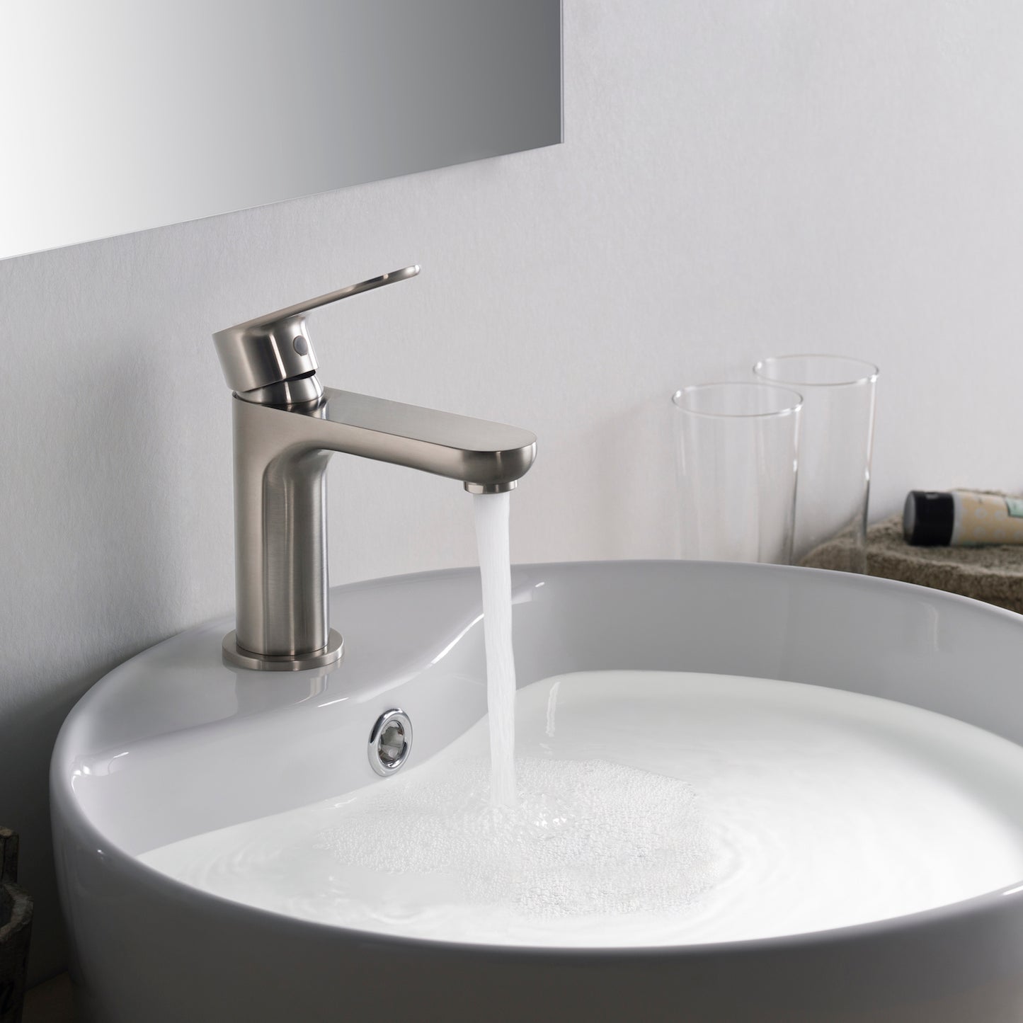 Single Handle Lavatory Faucet – Brush Nickle - F01 119