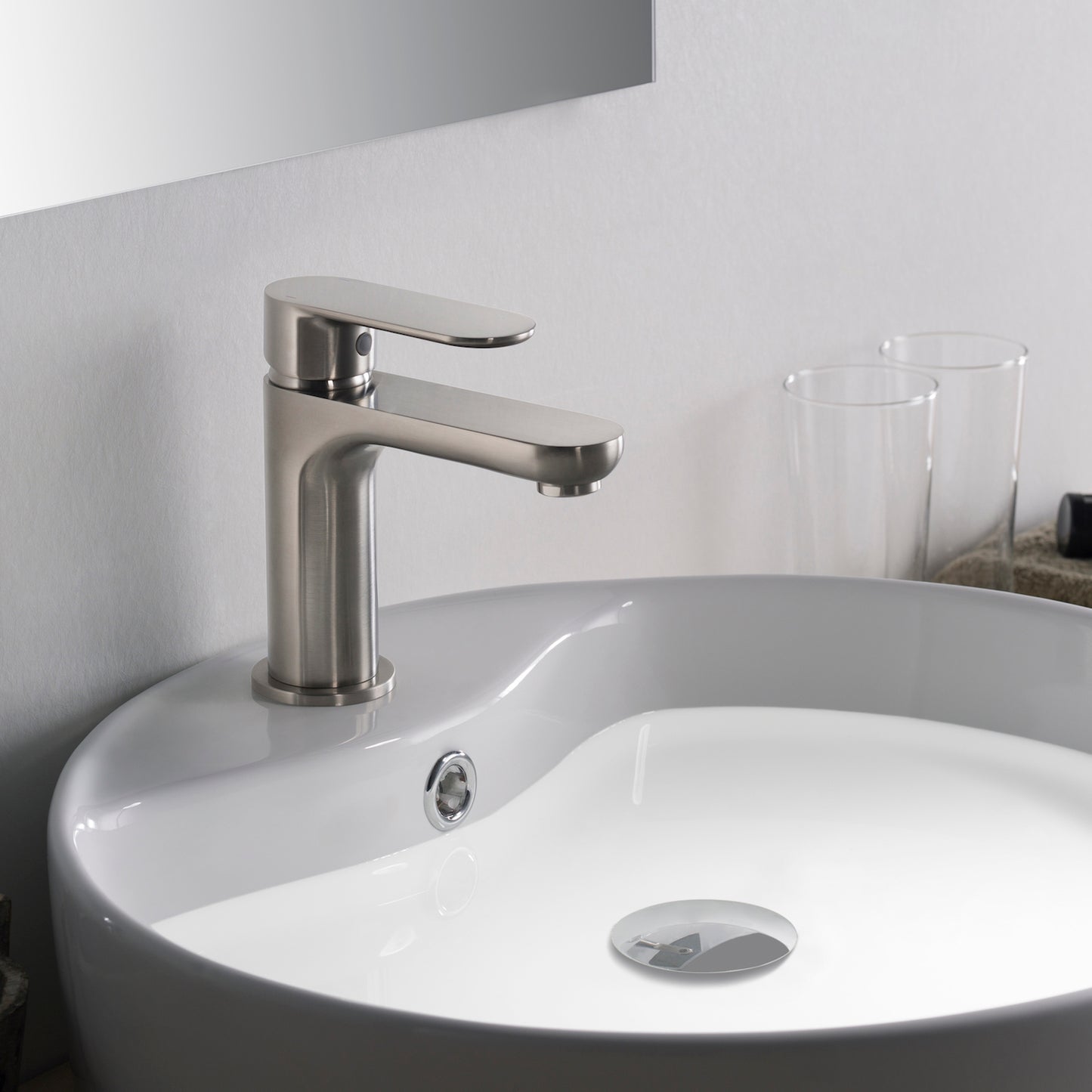 Single Handle Lavatory Faucet – Brush Nickle - F01 119