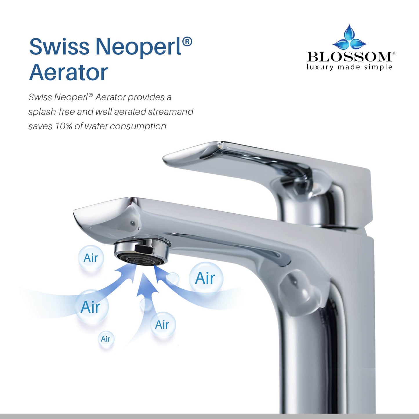 Single Handle Lavatory Faucet – Chrome - F01 120