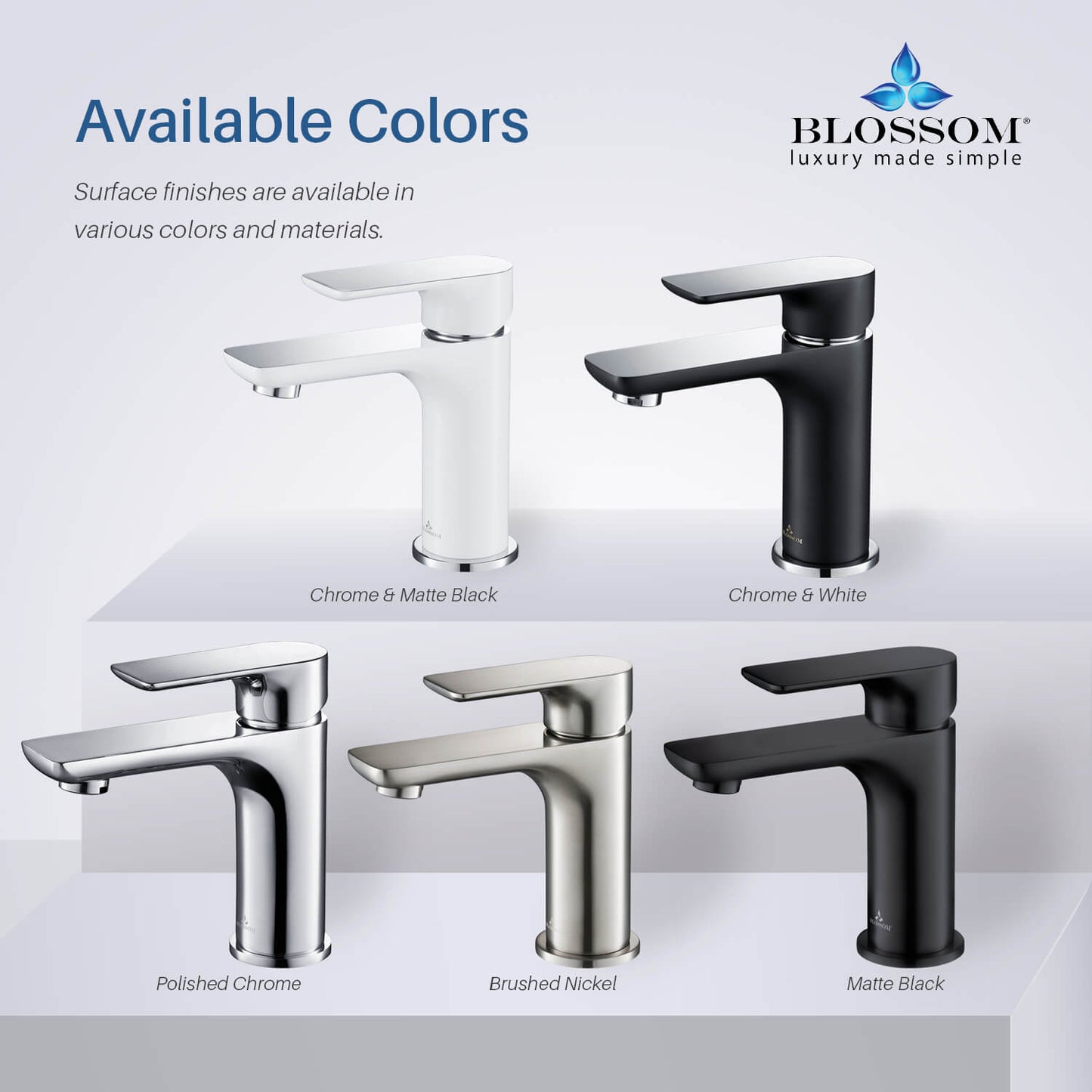 Single Handle Lavatory Faucet – Brush Nickel - F01 120