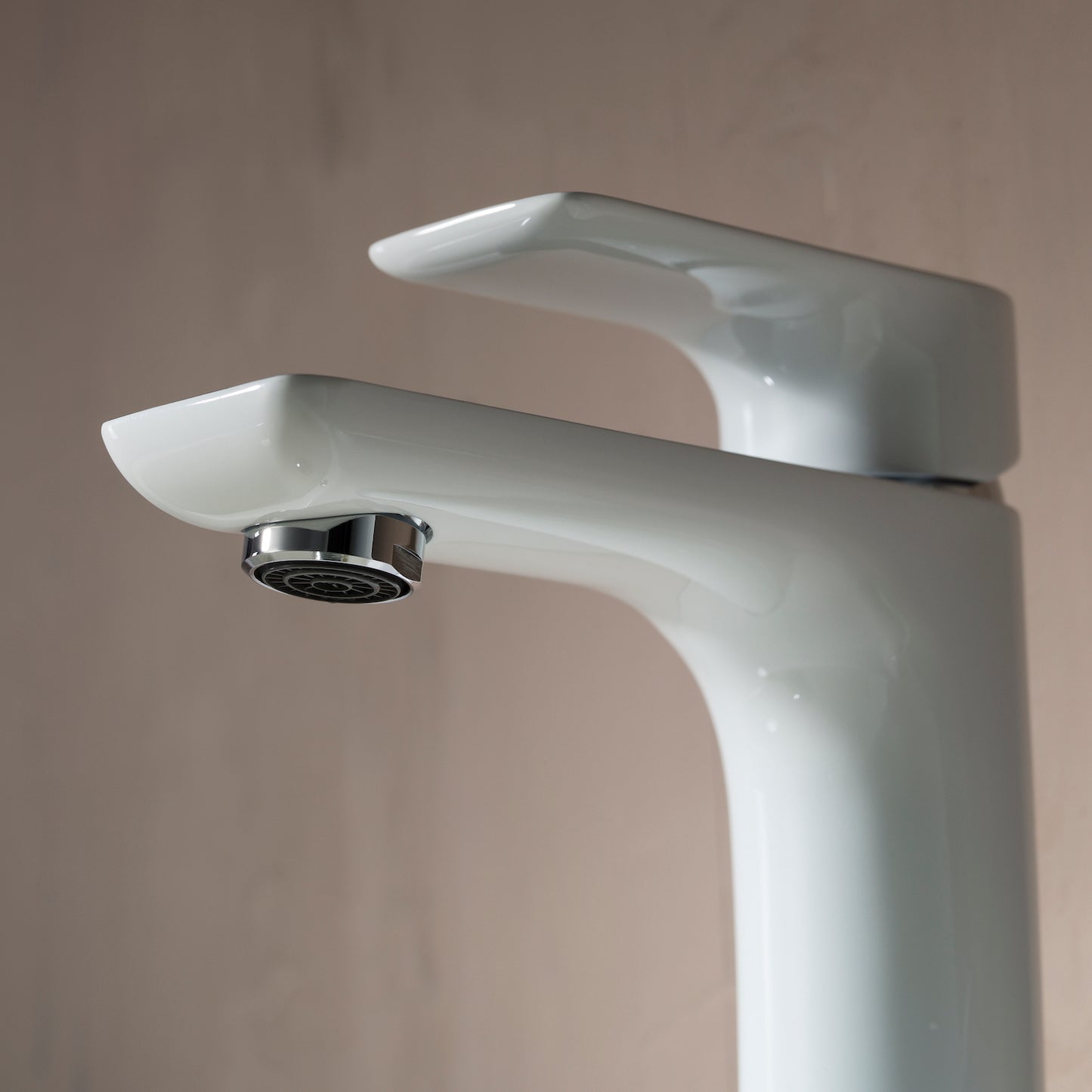 Single Handle Lavatory Faucet – Chrome/White - F01 120