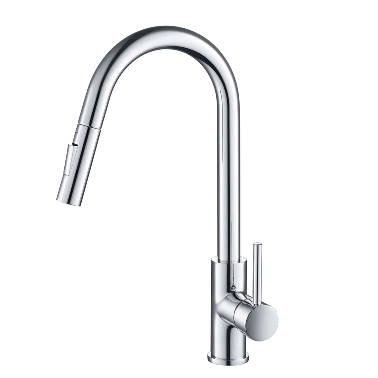 Kitchen - Single Handle Pull Down Chrome Faucet - F01 206