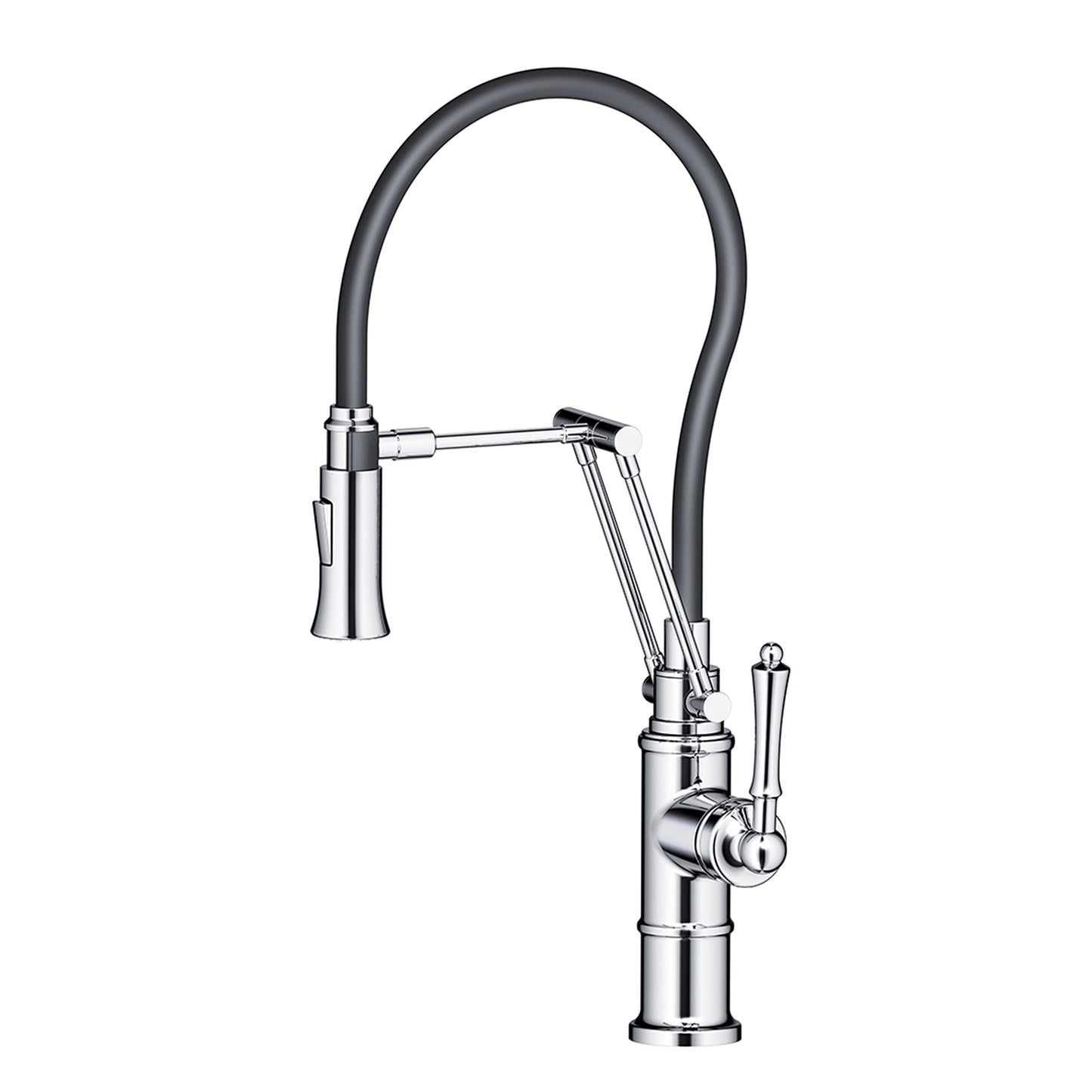 Kitchen - Single Handle Pull Out Chrome Faucet - F01 209