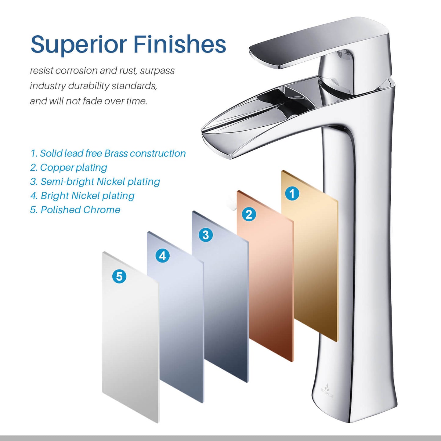 Single Handle Lavatory Faucet – Chrome - F01 305