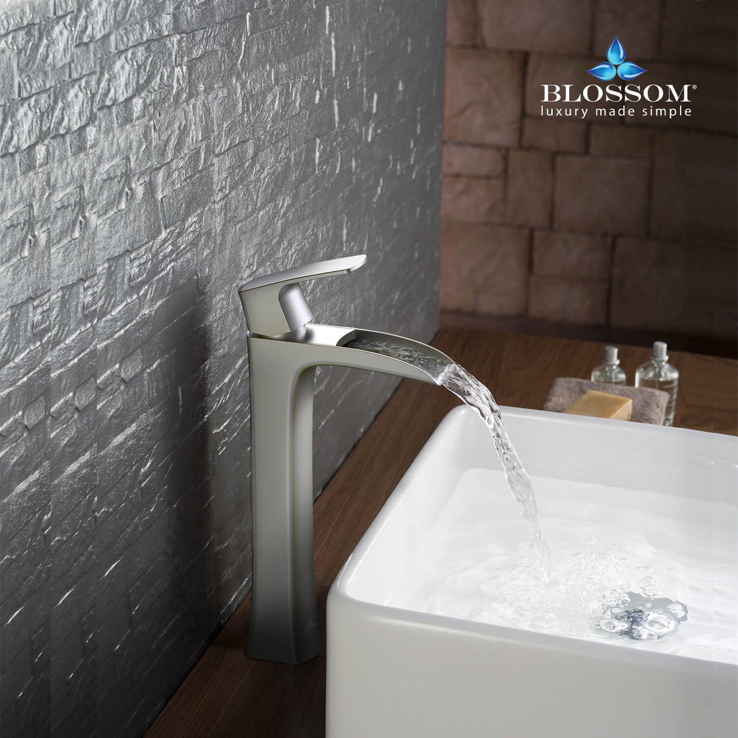 Single Handle Lavatory Faucet – Brush Nickel - F01 305