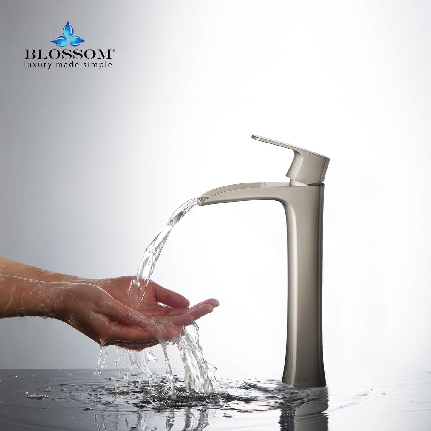 Single Handle Lavatory Faucet – Brush Nickel - F01 305