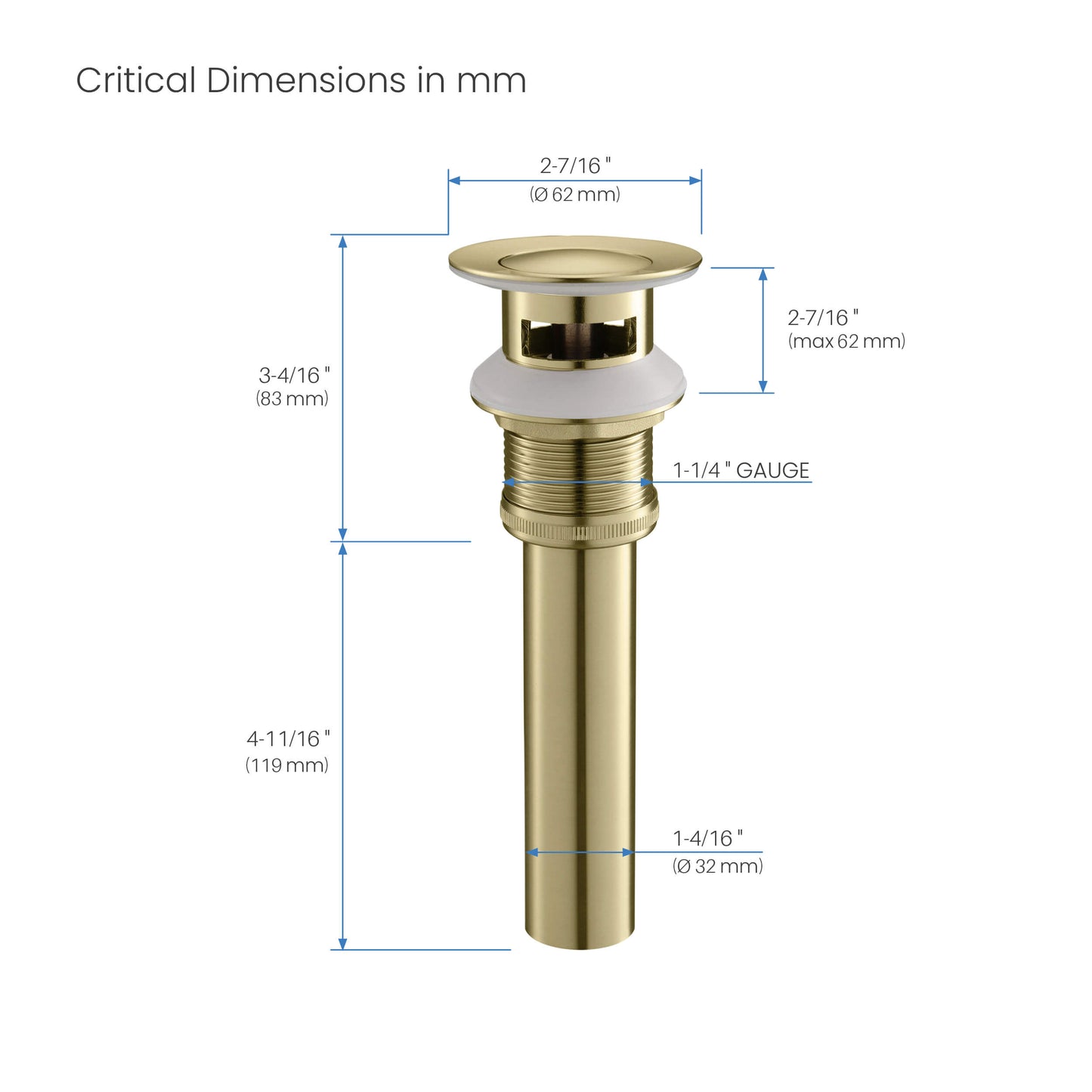 Wide Spread Lavatory Faucet – Brush Gold