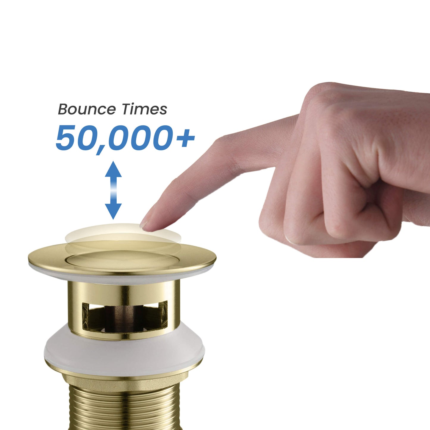 Wide Spread Lavatory Faucet – Brush Gold