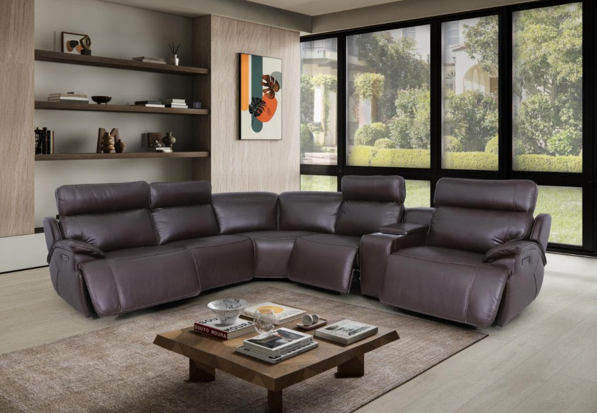 Power Sectional - Brown