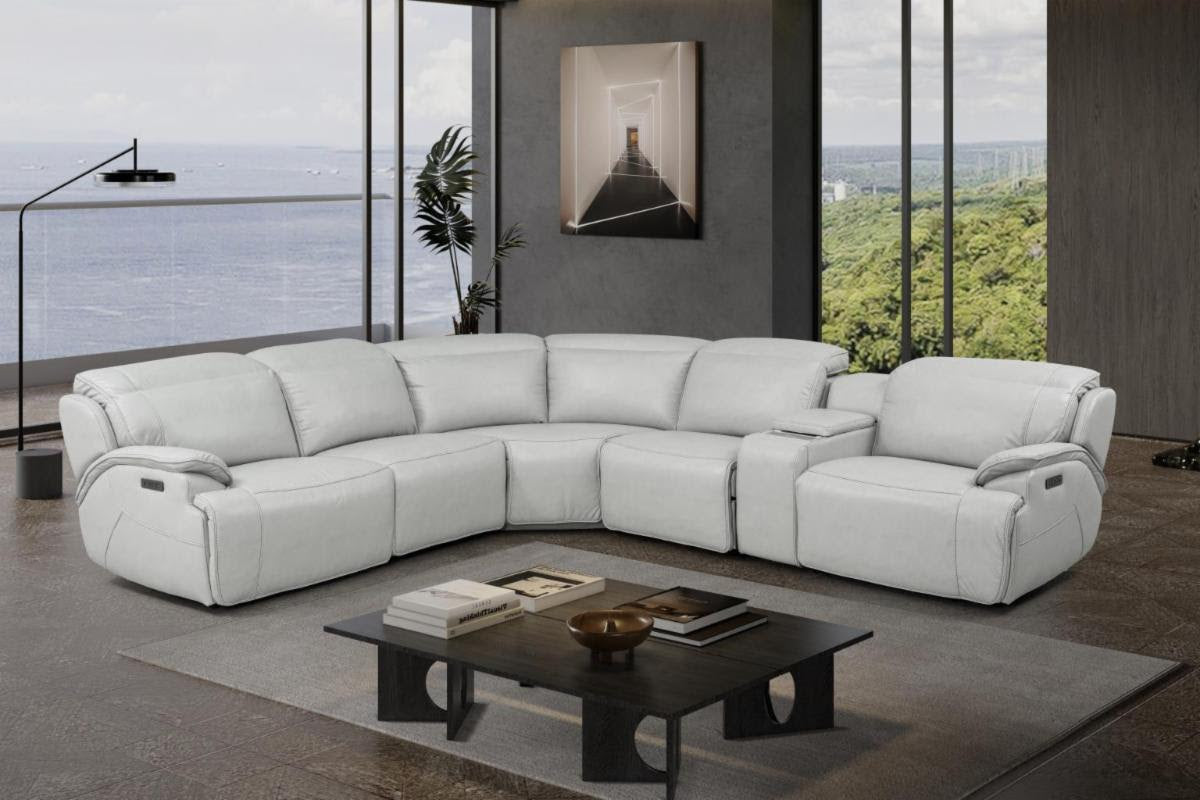 Power Sectional - Cream
