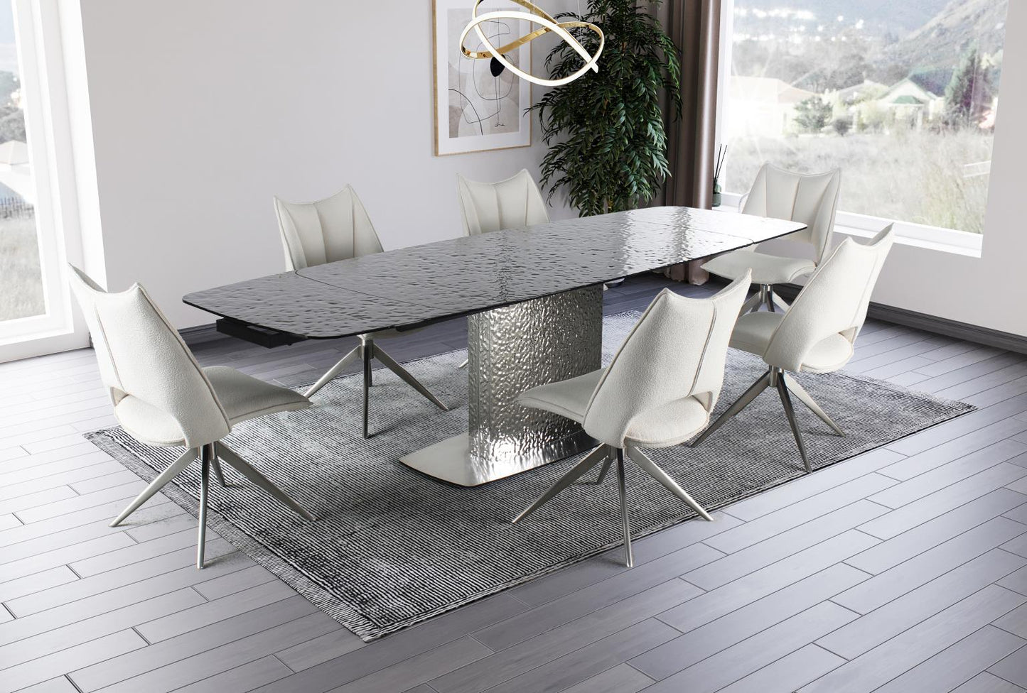NORA-7PC Dining Set