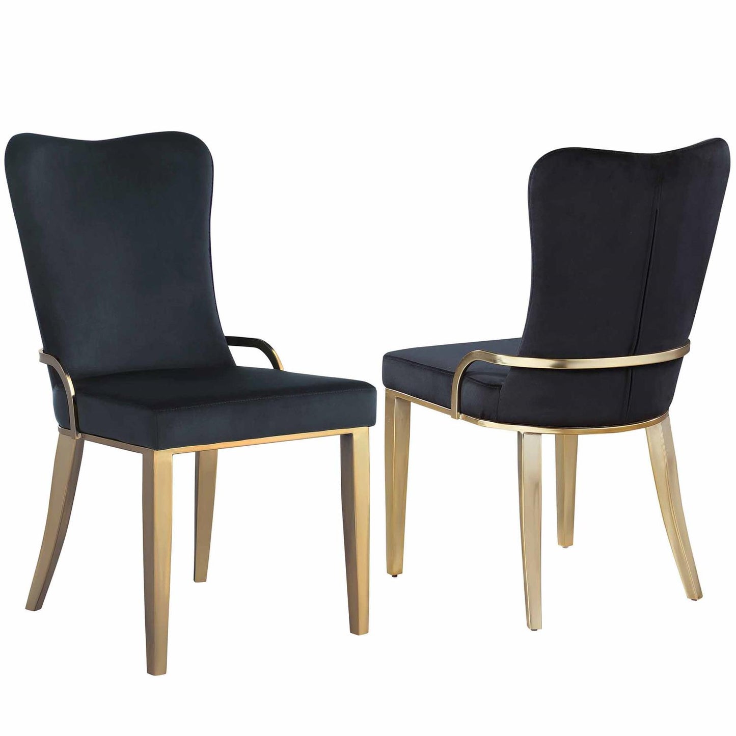 4038-RILEY-GLD-5PC-BLK Dining Set