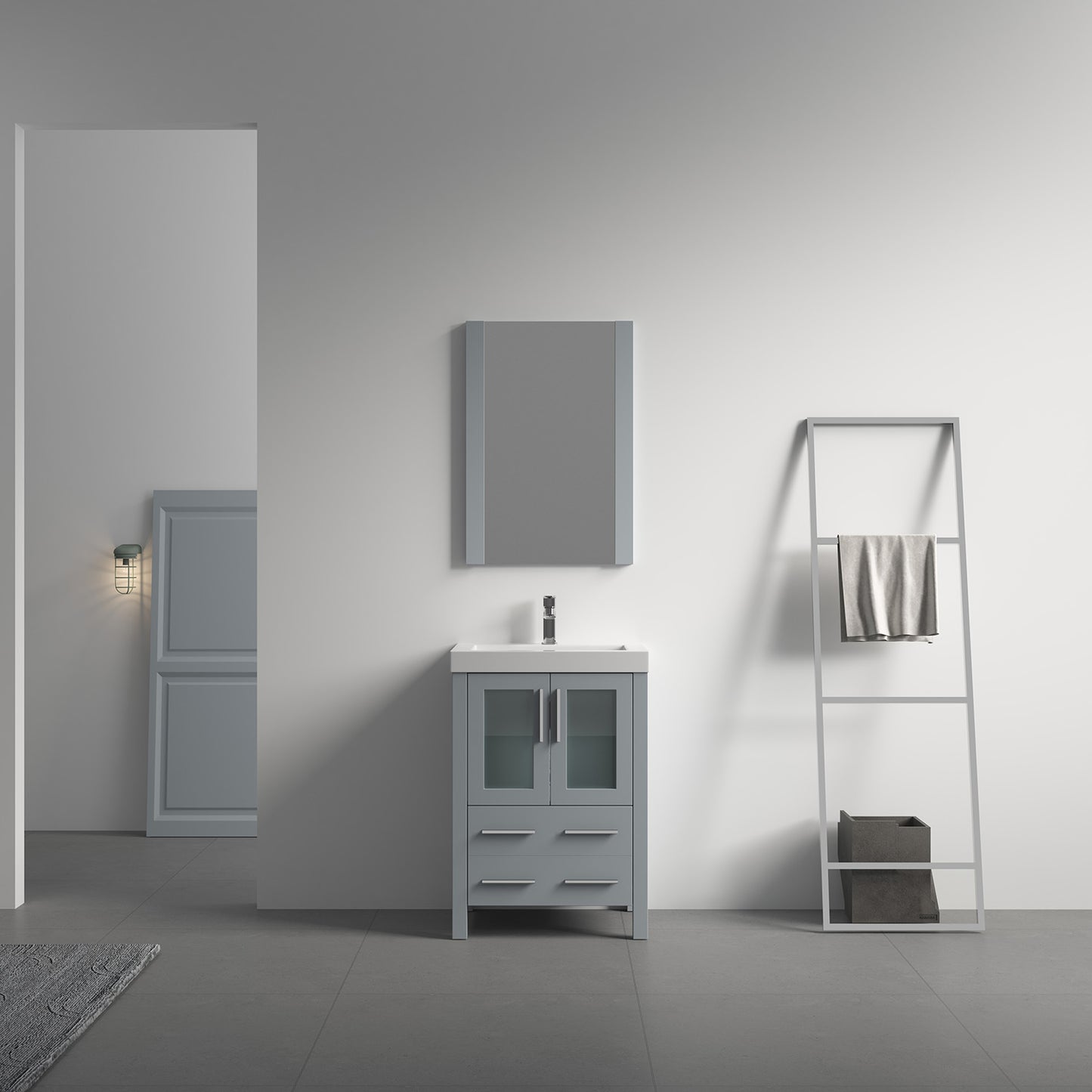 Sydney 24 Metal Gray Vanity