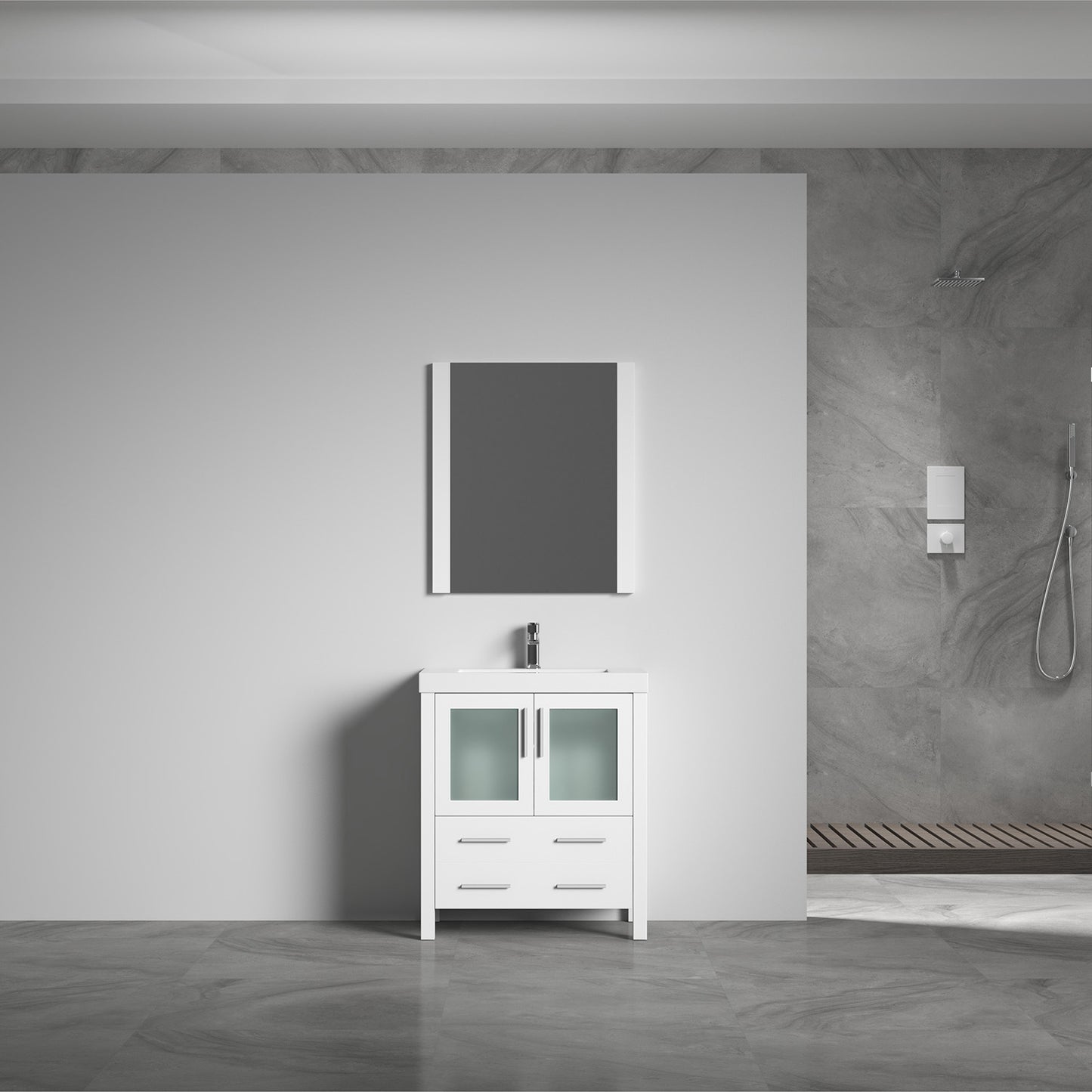Sydney 30 Glossy White Vanity