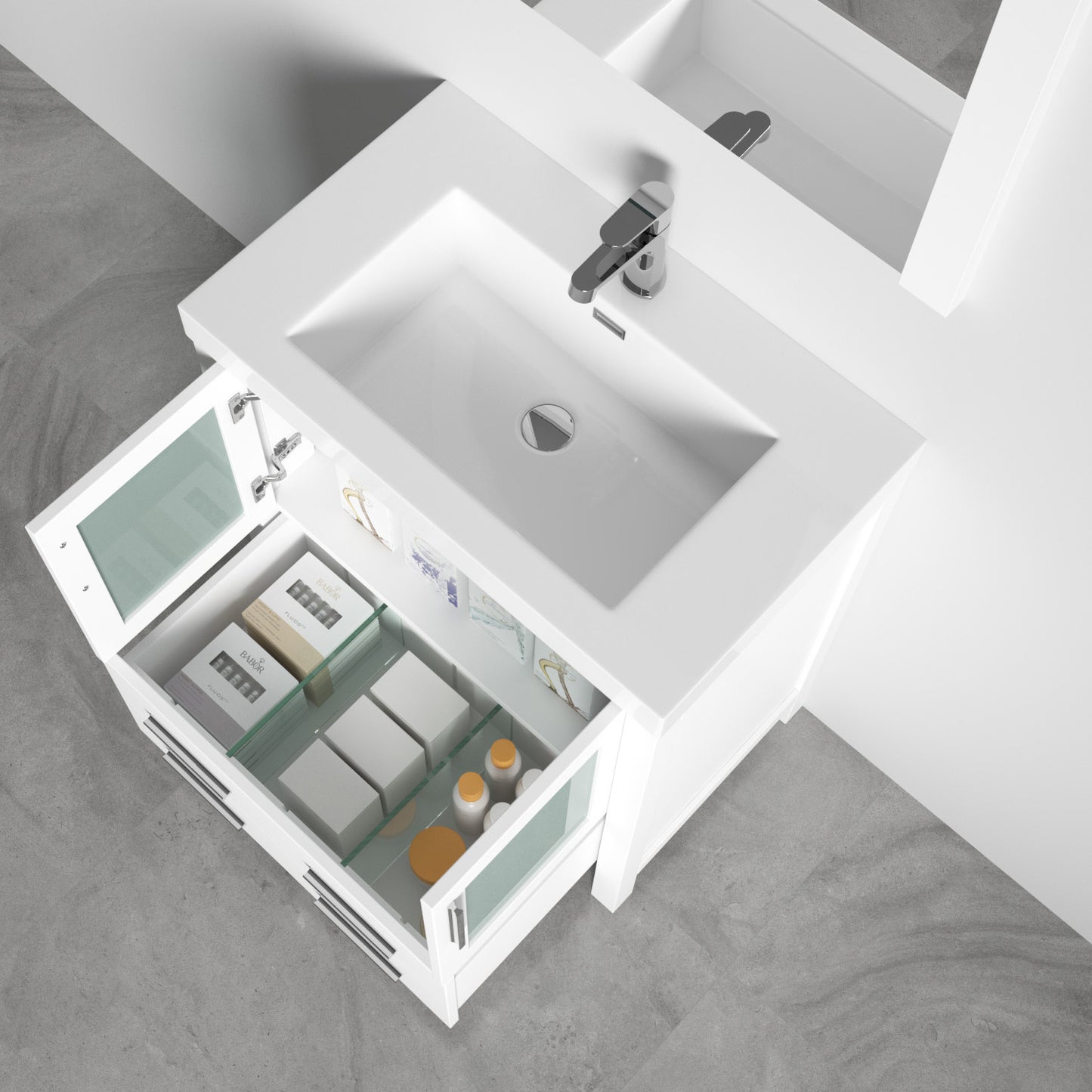 Sydney 30 Glossy White Vanity