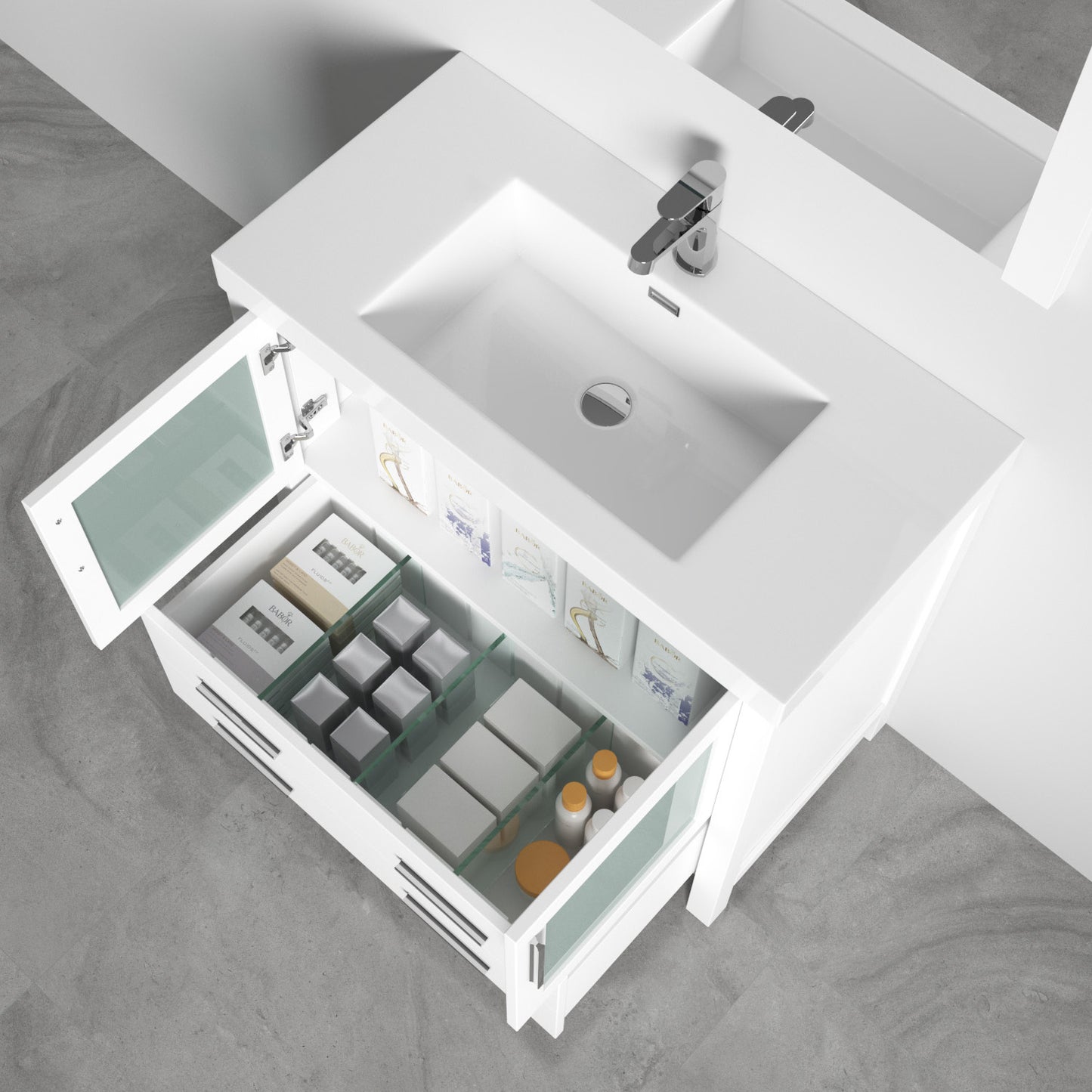 Sydney 36 Glossy White Vanity