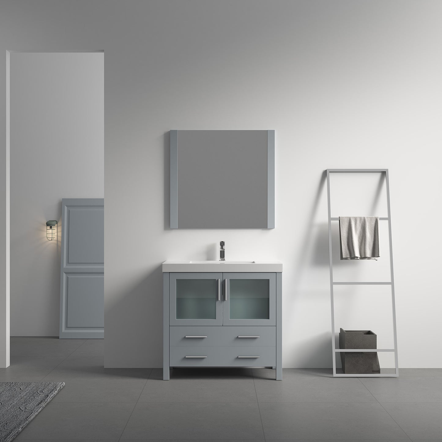 Sydney 36 Metal Gray Vanity
