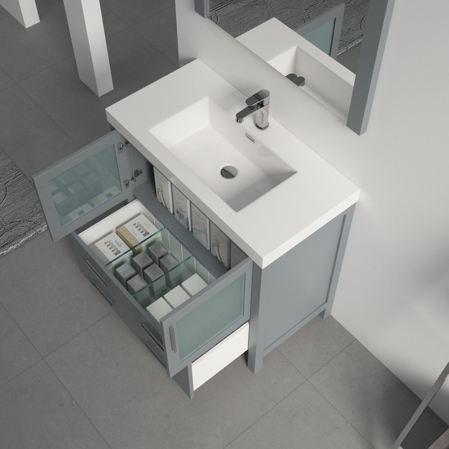 Sydney 36 Metal Gray Vanity