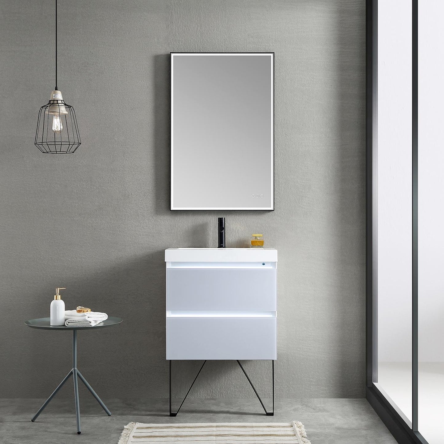 Jena Light Gray 24 Inch Vanity