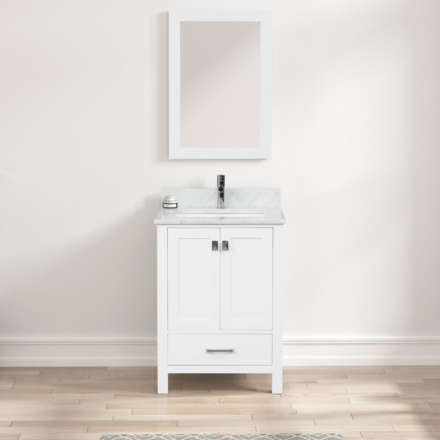 Geneva 24″ Matte White Vanity