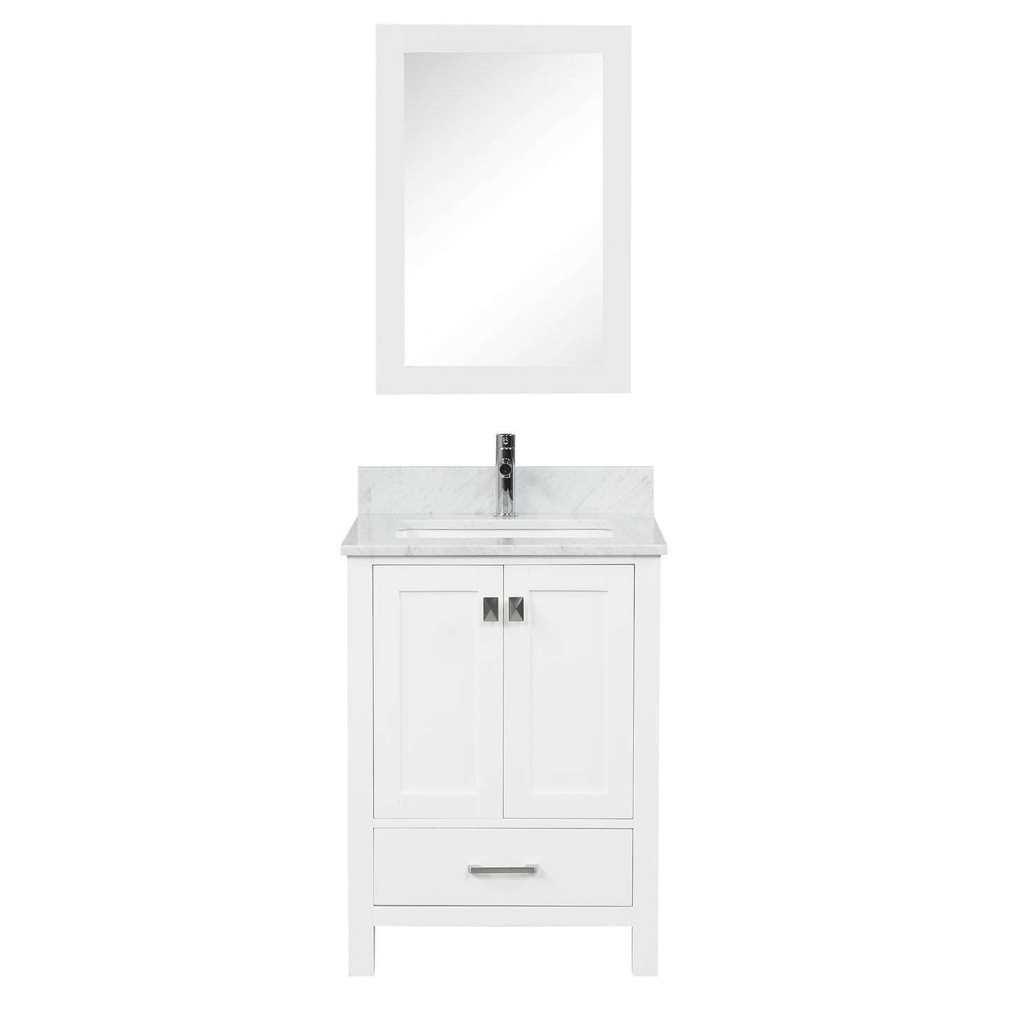 Geneva 24″ Matte White Vanity