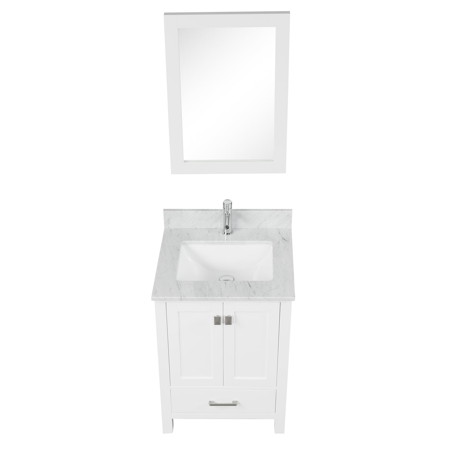 Geneva 24″ Matte White Vanity