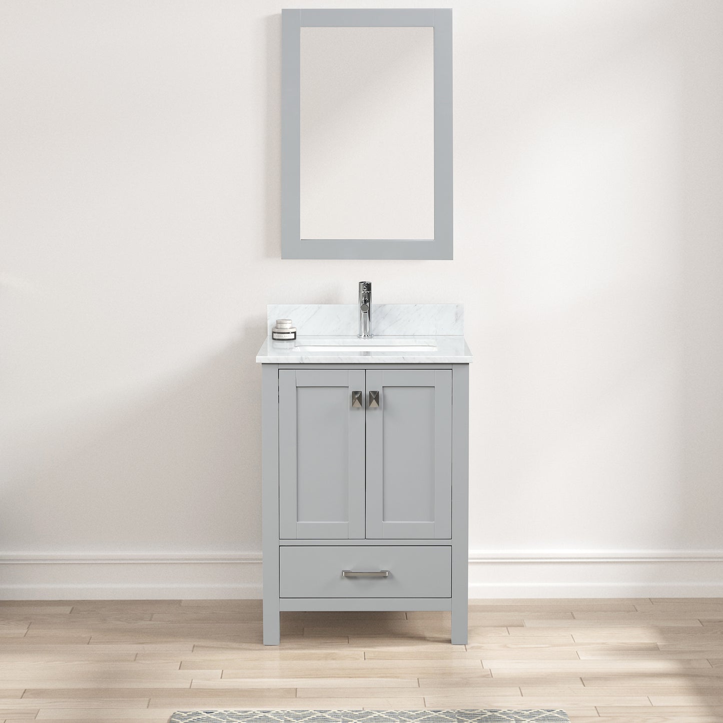 Geneva 24″ Metal Grey Vanity