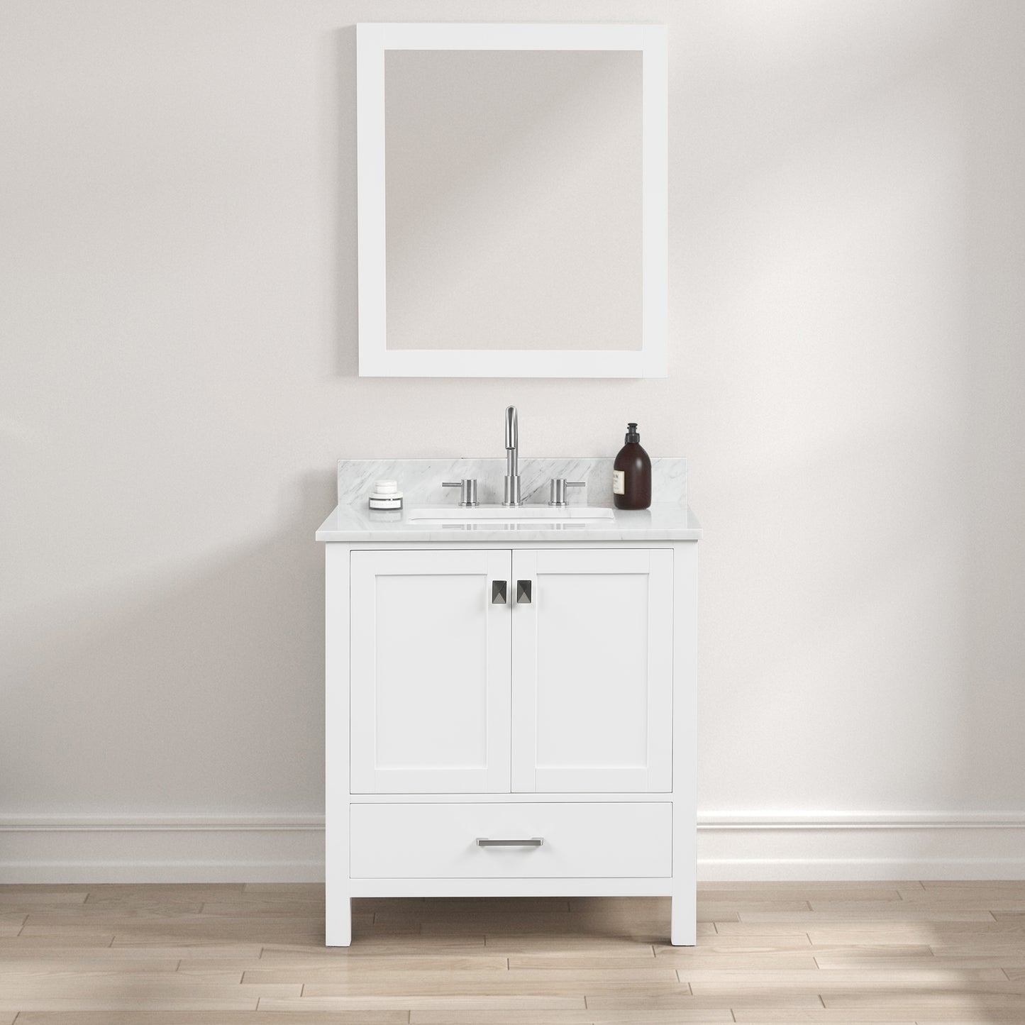 Geneva 30″ Matte White Vanity