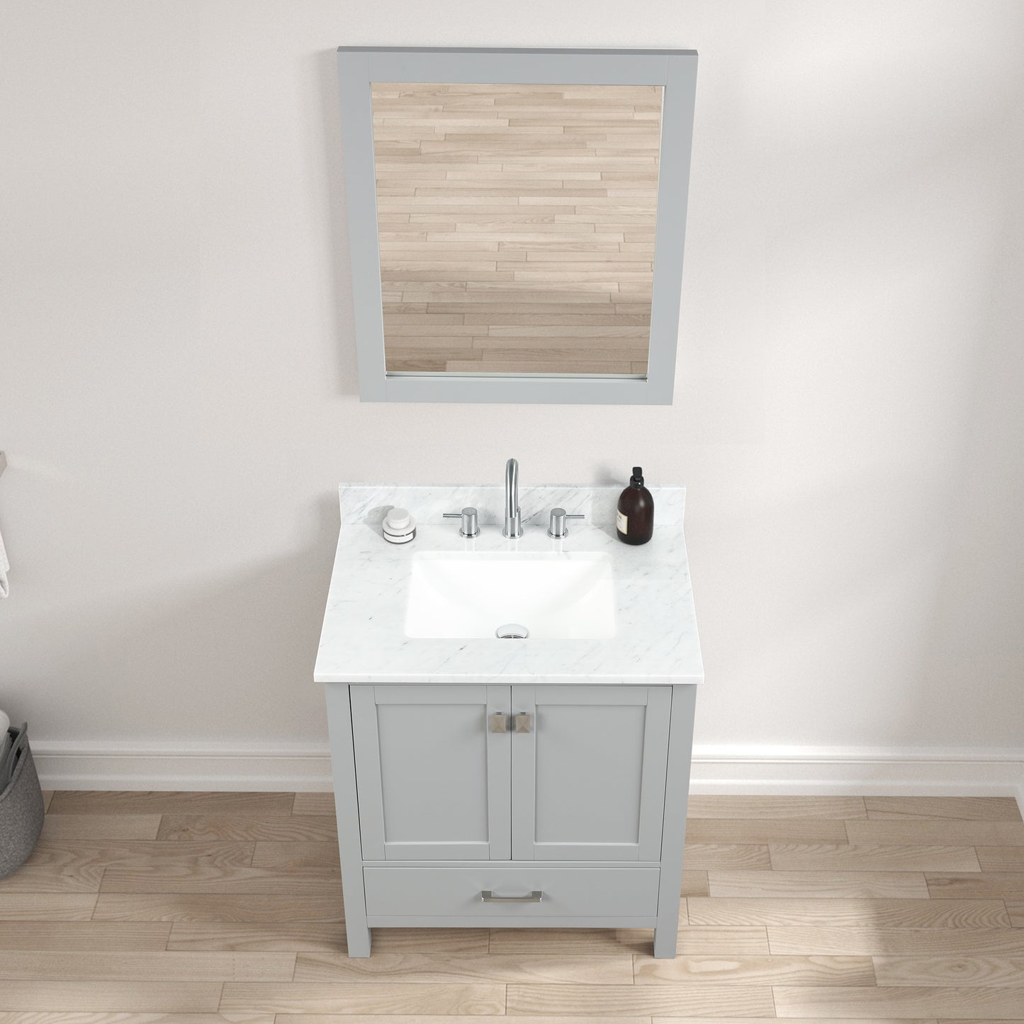 Geneva 30″ Metal Gray Vanity
