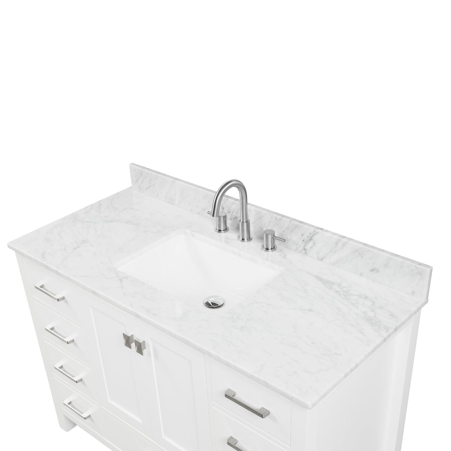 Geneva 48″ Matte White Vanity