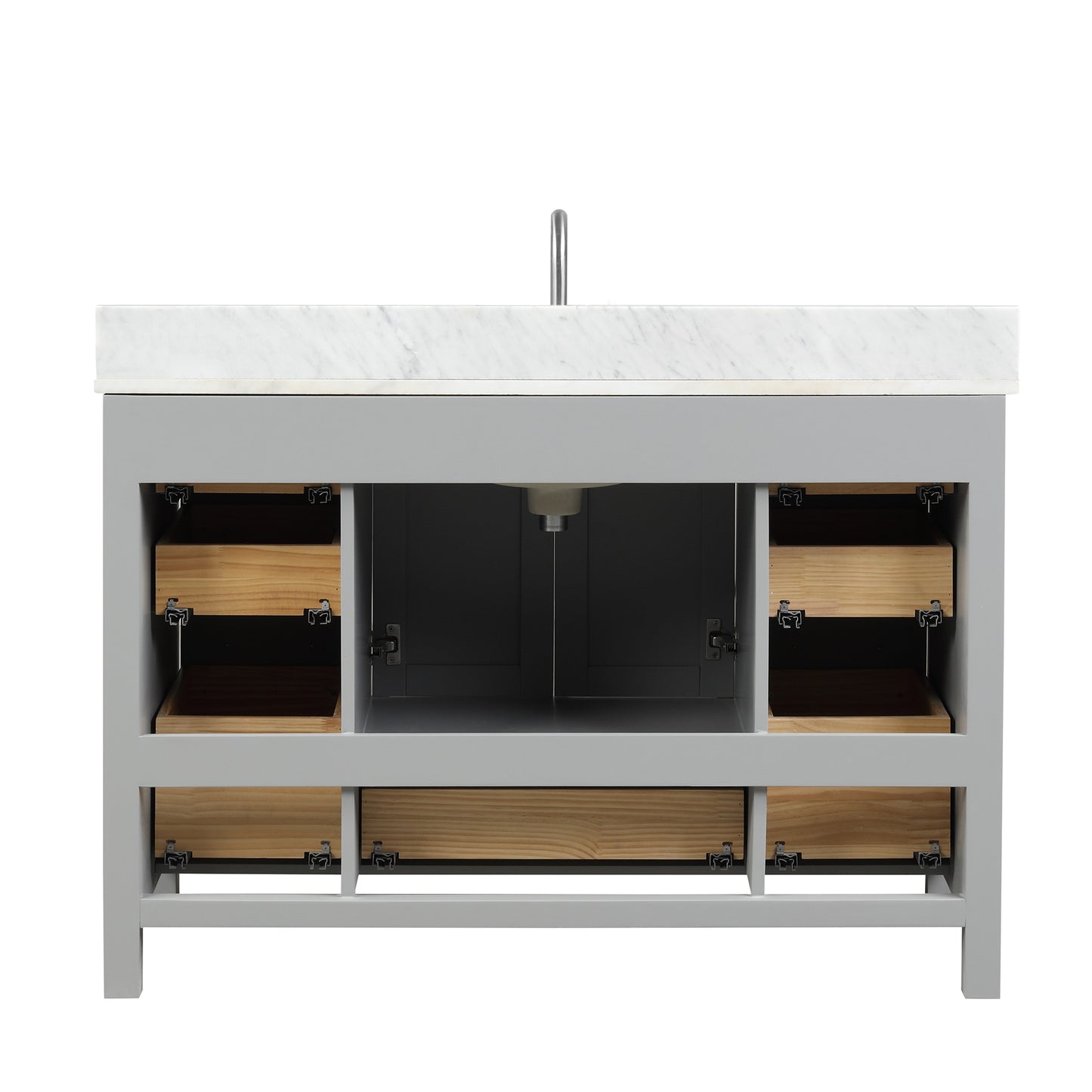 Geneva 48″ Metal Grey Vanity