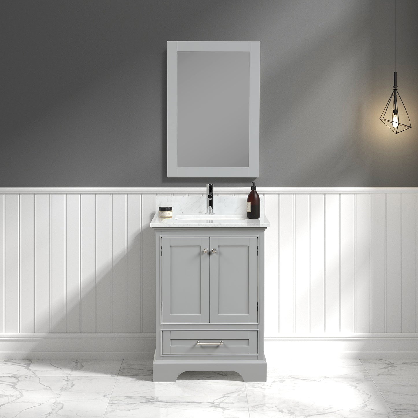Copenhagen Metal Gray 24″ Vanity