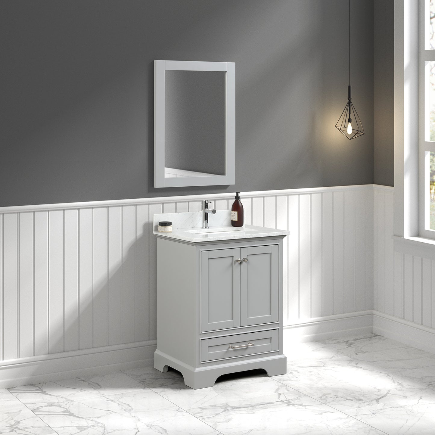 Copenhagen Metal Gray 24″ Vanity