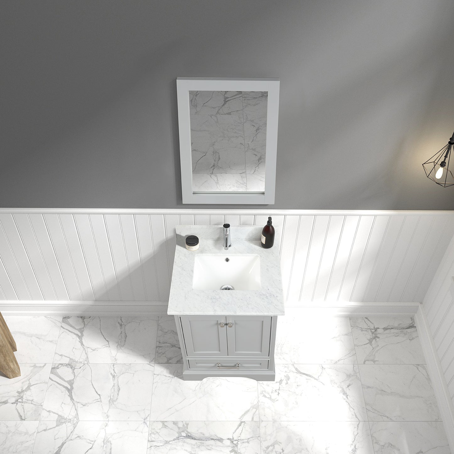 Copenhagen Metal Gray 24″ Vanity
