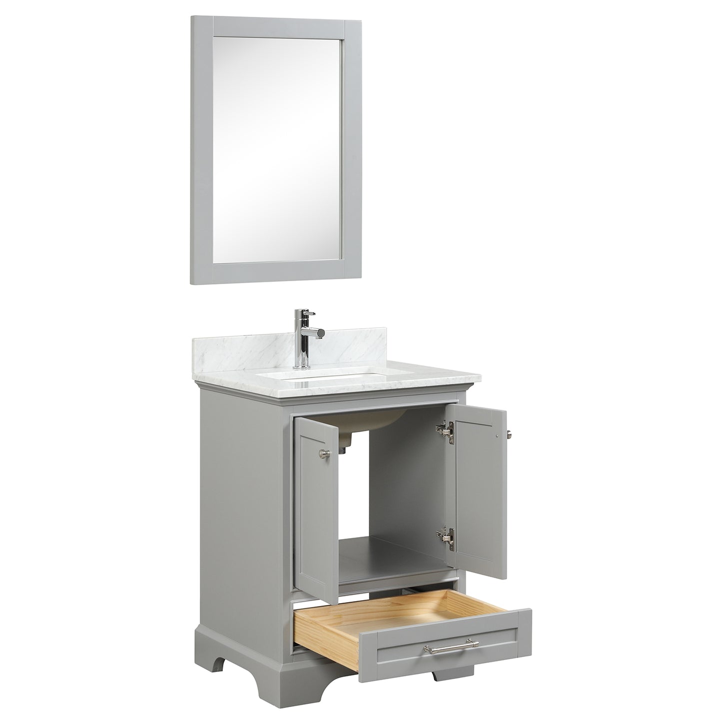 Copenhagen Metal Gray 24″ Vanity