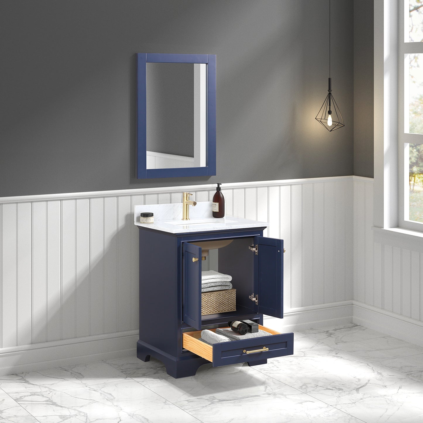 Copenhagen Navy Blue 24″ Vanity
