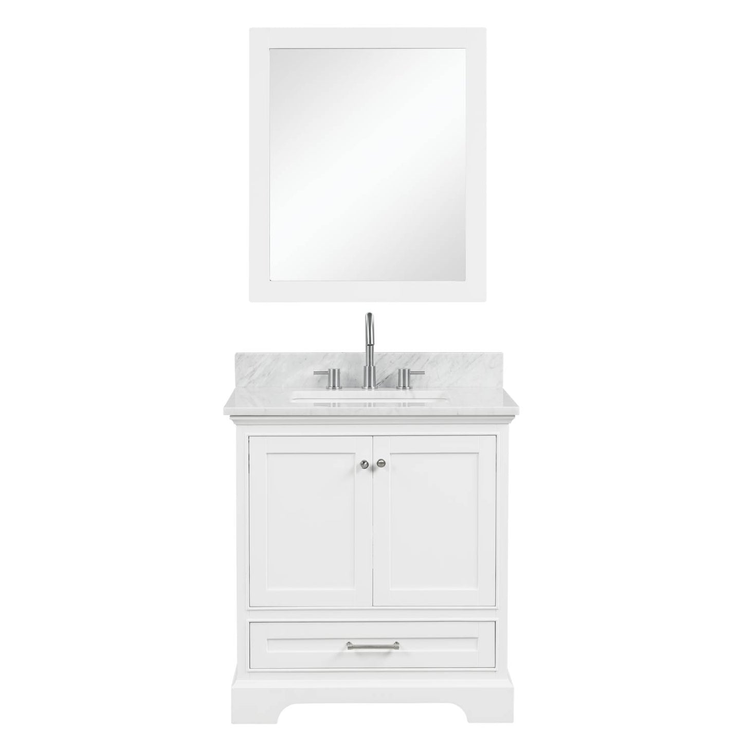 Copenhagen Matte White 30″ Vanity