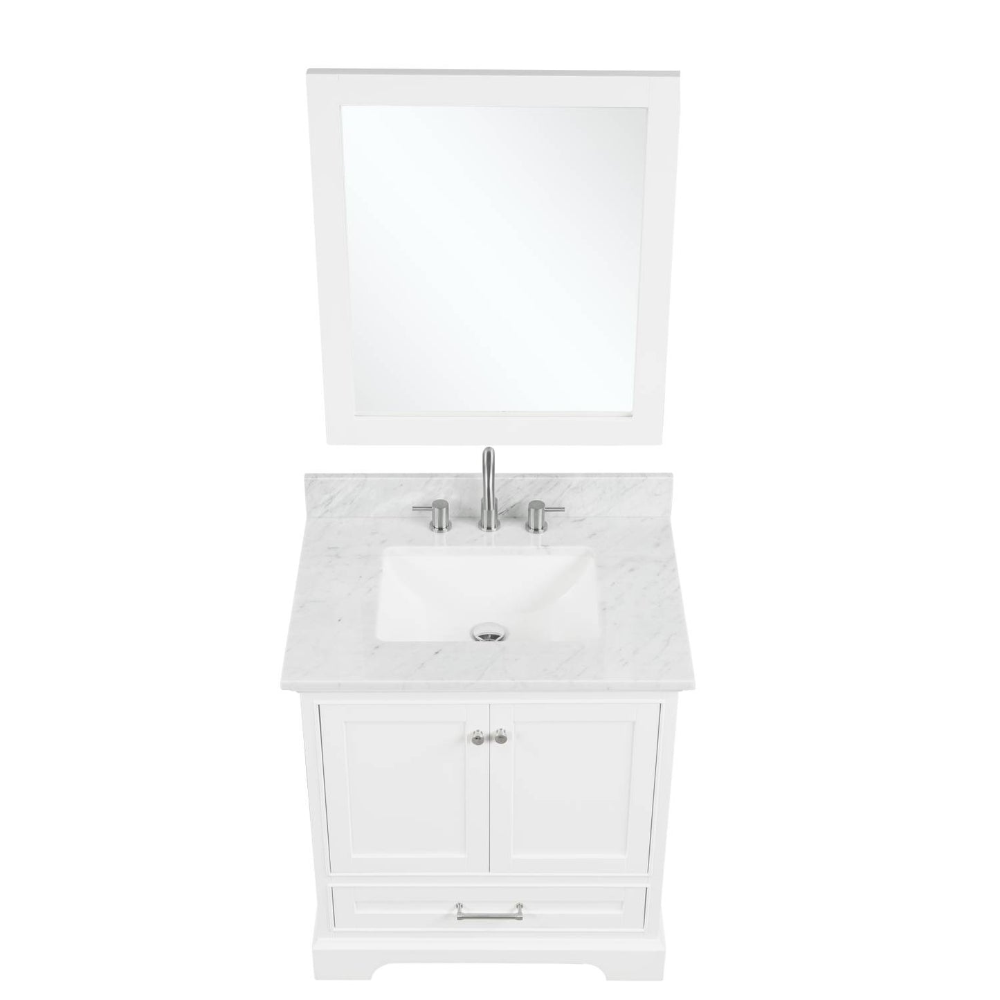 Copenhagen Matte White 30″ Vanity