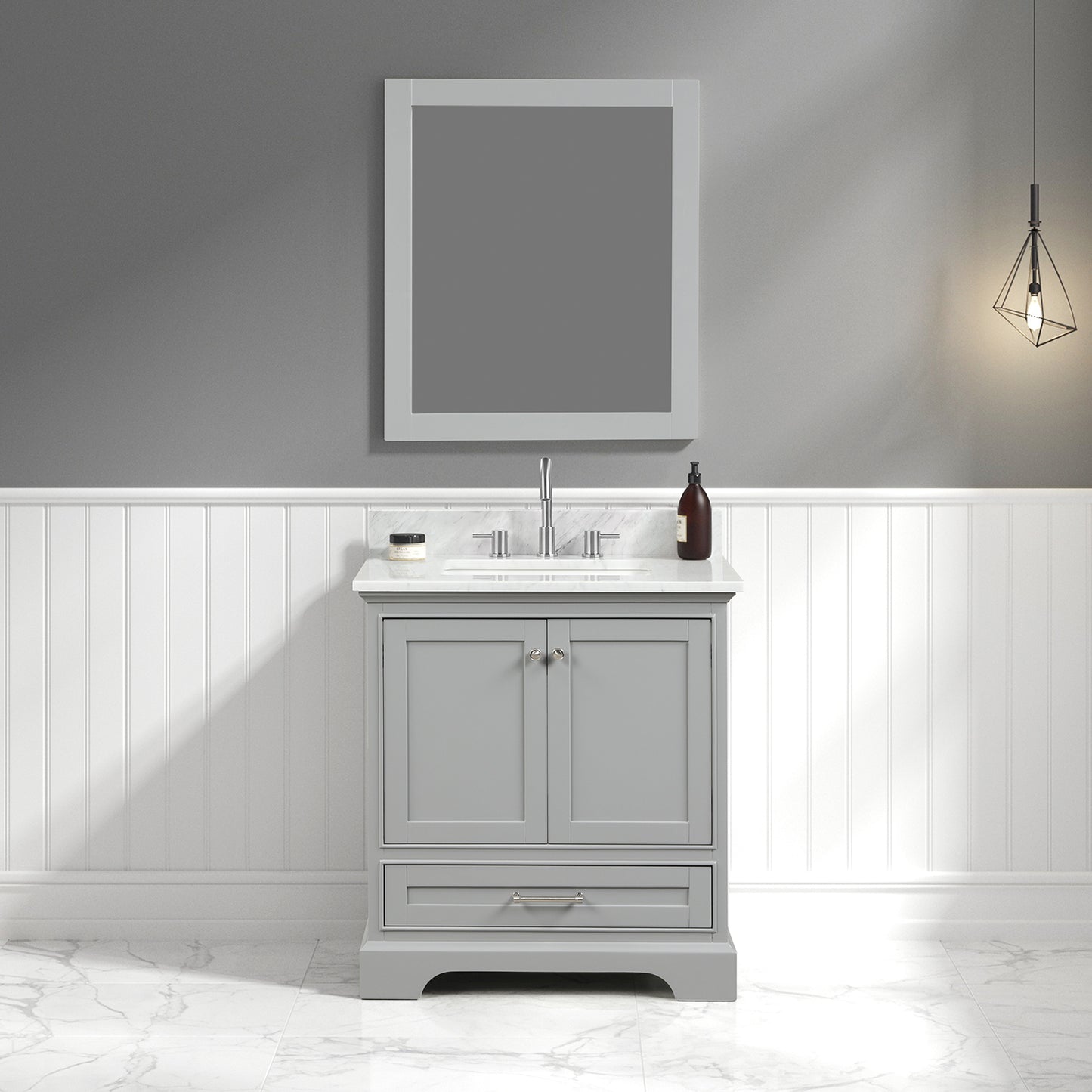 Copenhagen Metal Gray 30″ Vanity