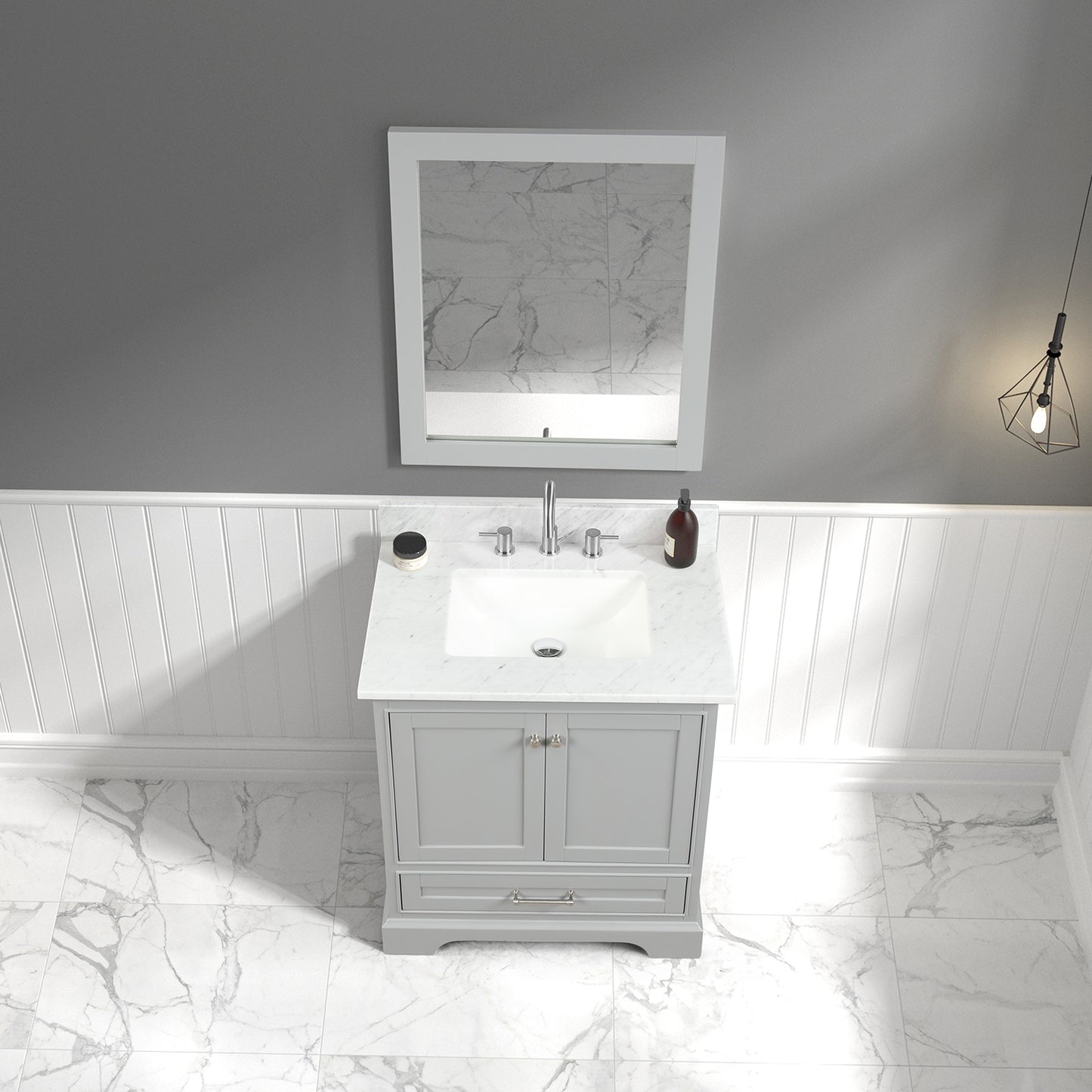 Copenhagen Metal Gray 30″ Vanity