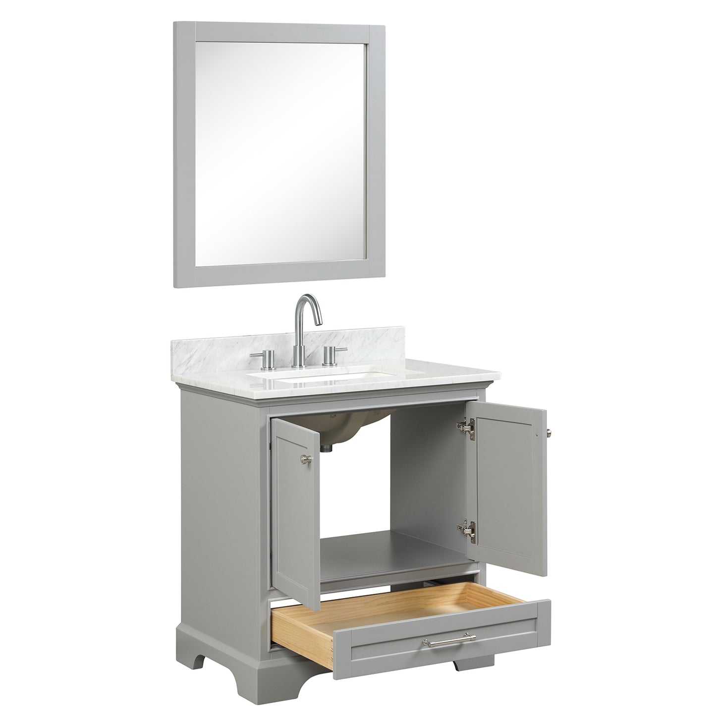 Copenhagen Metal Gray 30″ Vanity