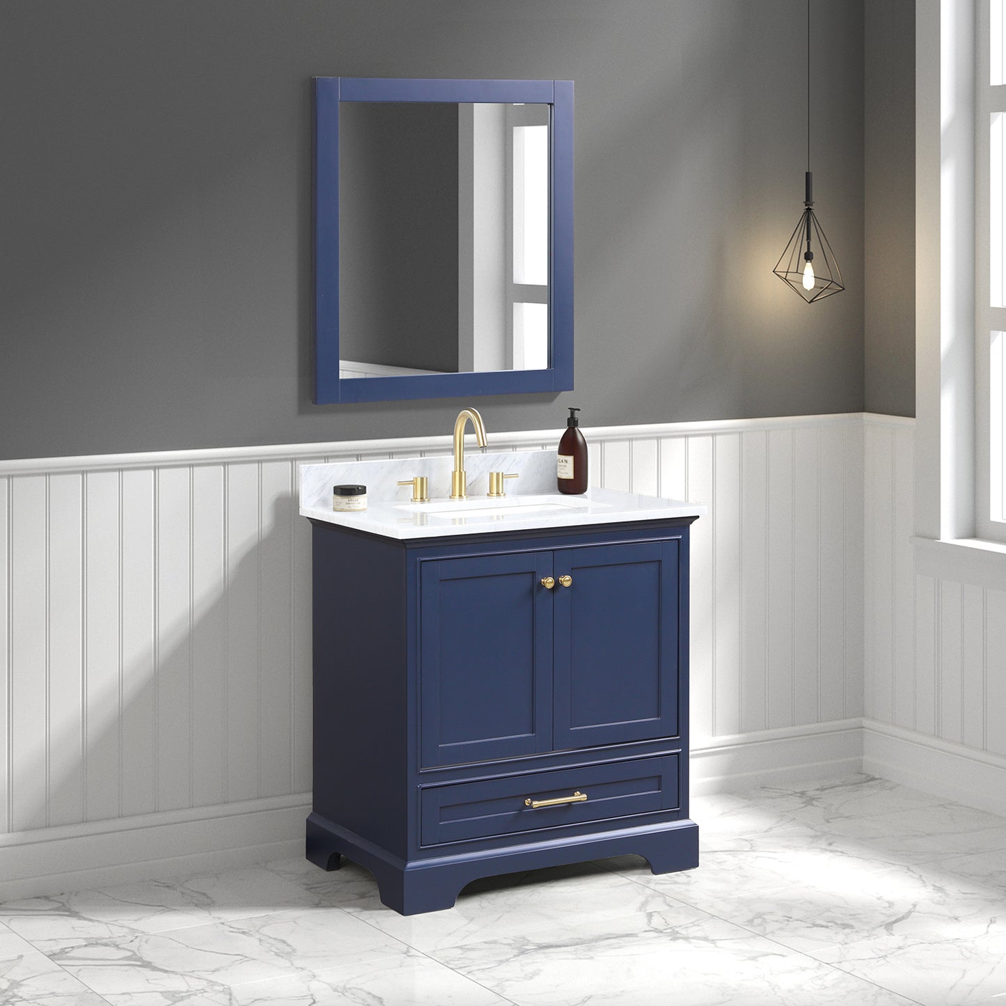 Copenhagen Navy Blue 30″ Vanity