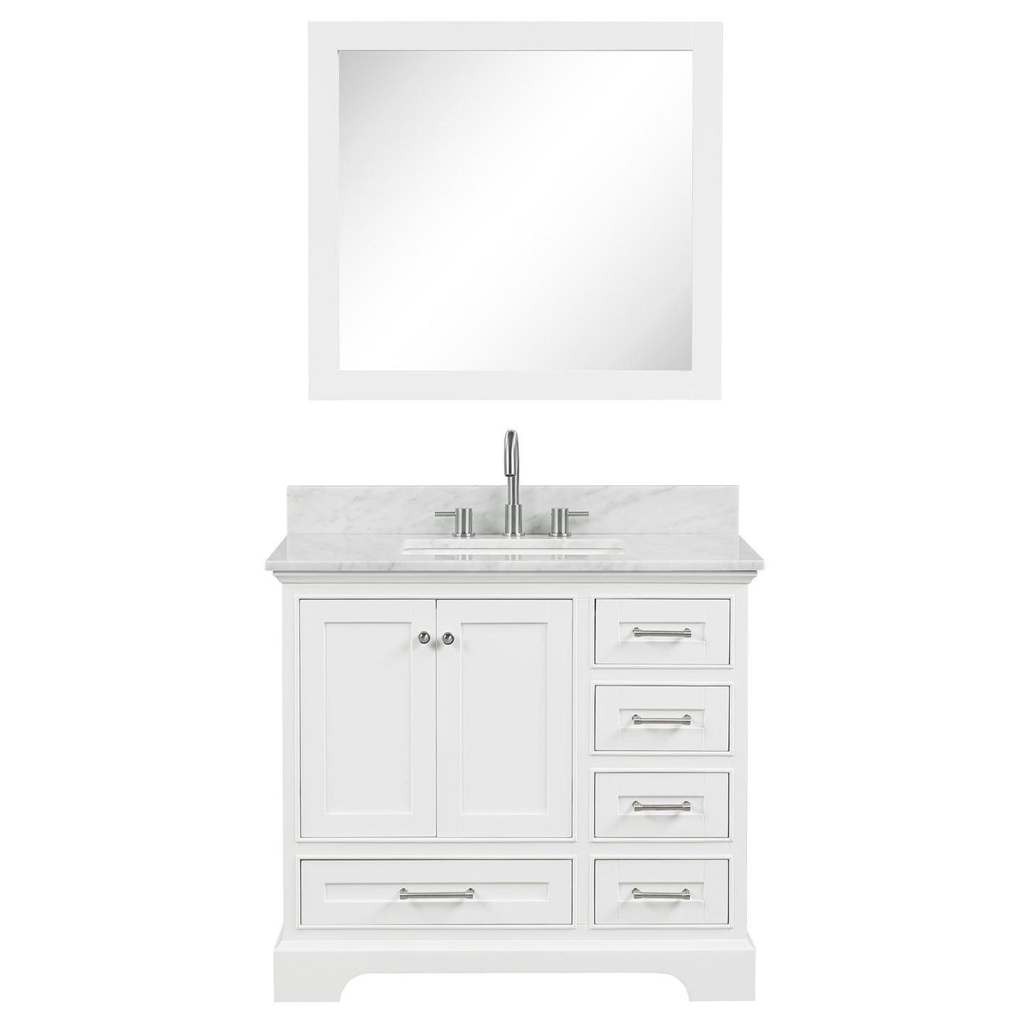 Copenhagen Matte White 36″ Vanity